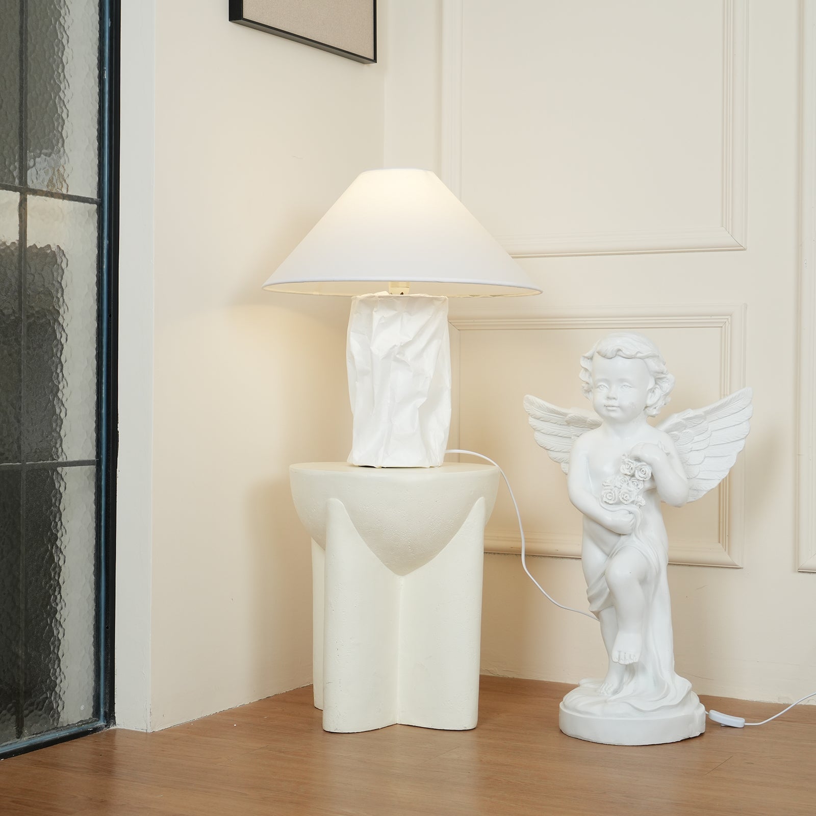Crinkle Paper Table Lamp - Blowlighting