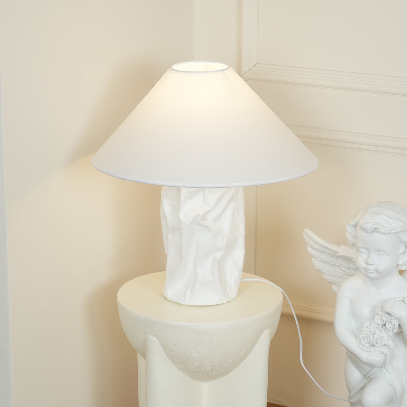 Crinkle Paper Table Lamp - Blowlighting