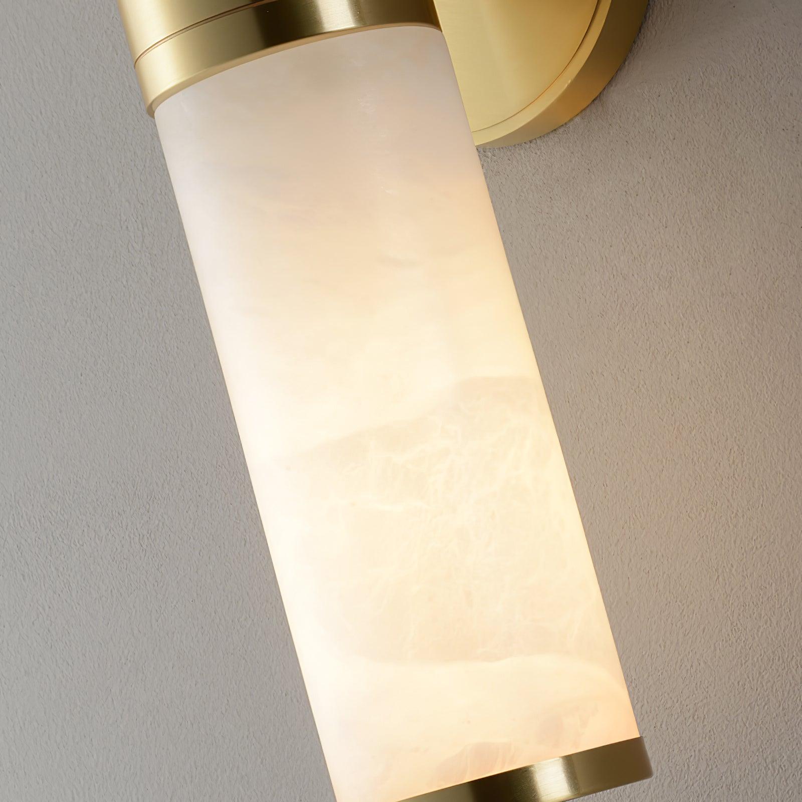 Kaia Minimalist Alabaster Wall Lamp - Blowlighting