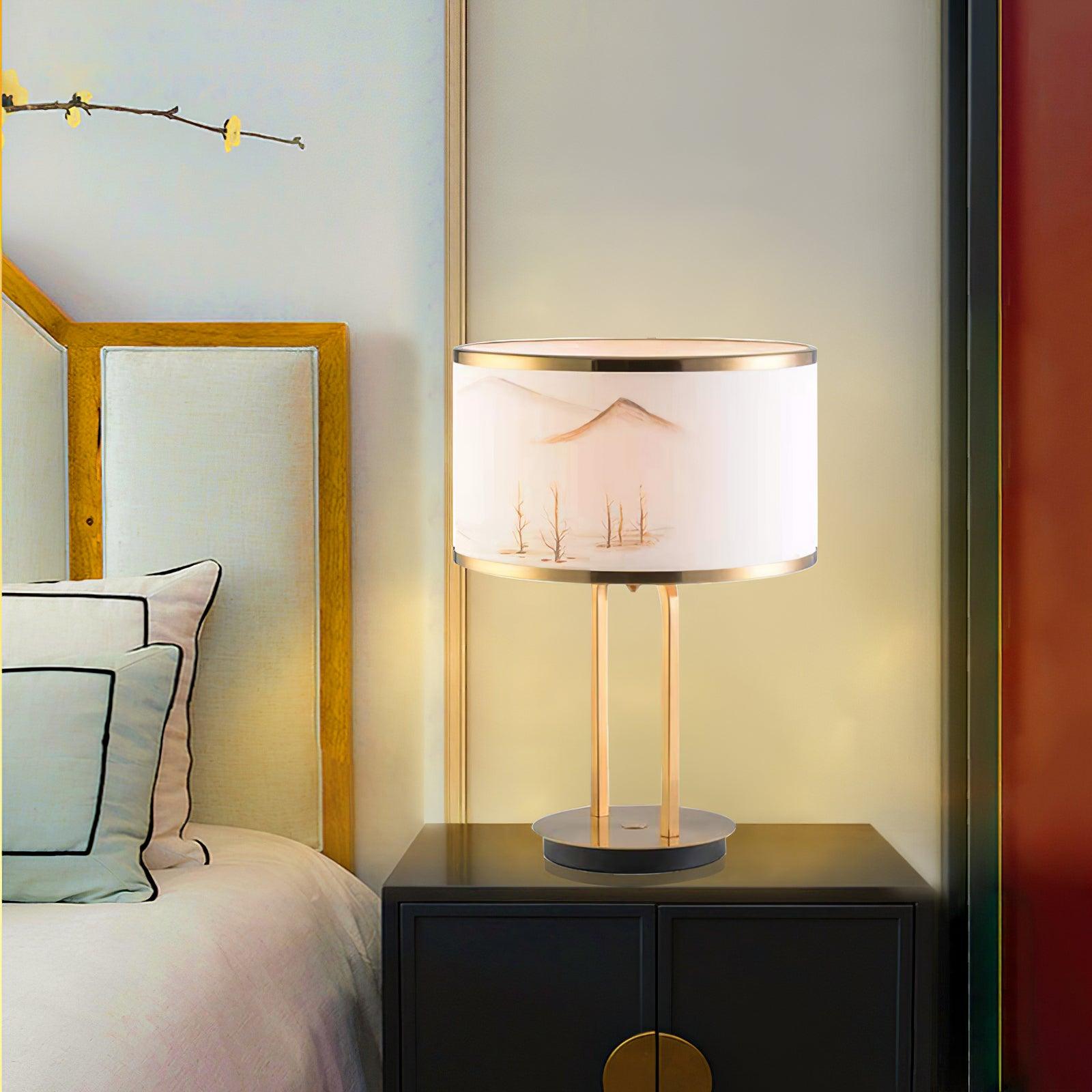 Landscape Painting Table Lamp - Blowlighting