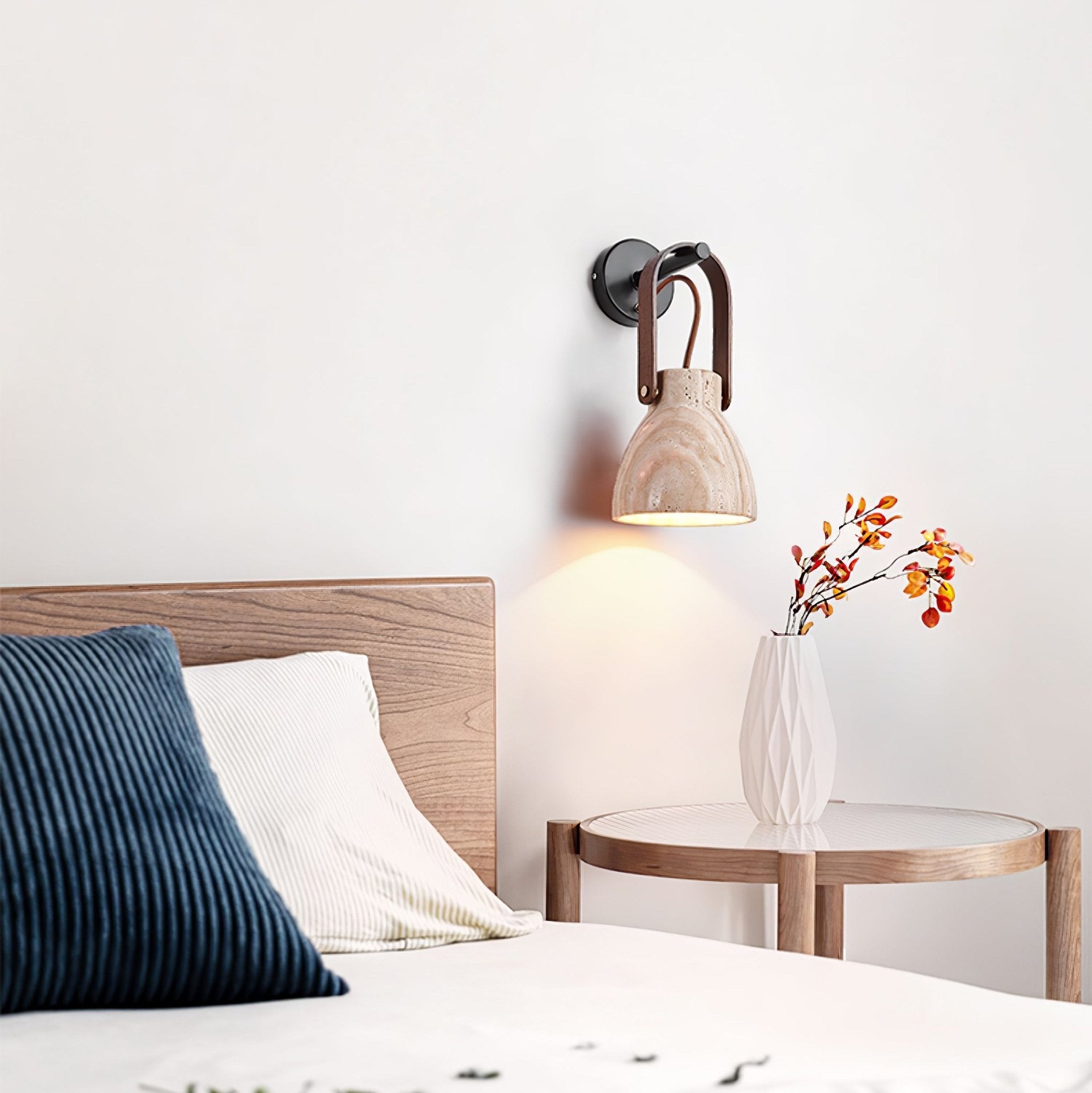Travertine Lantern Wall Light - Blowlighting