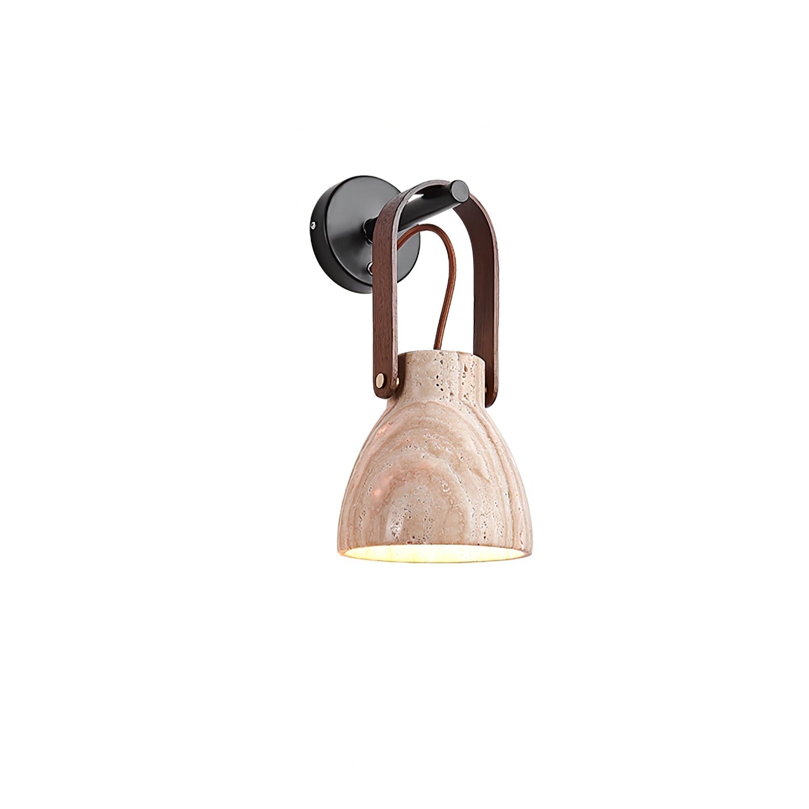 Travertine Lantern Wall Light - Blowlighting