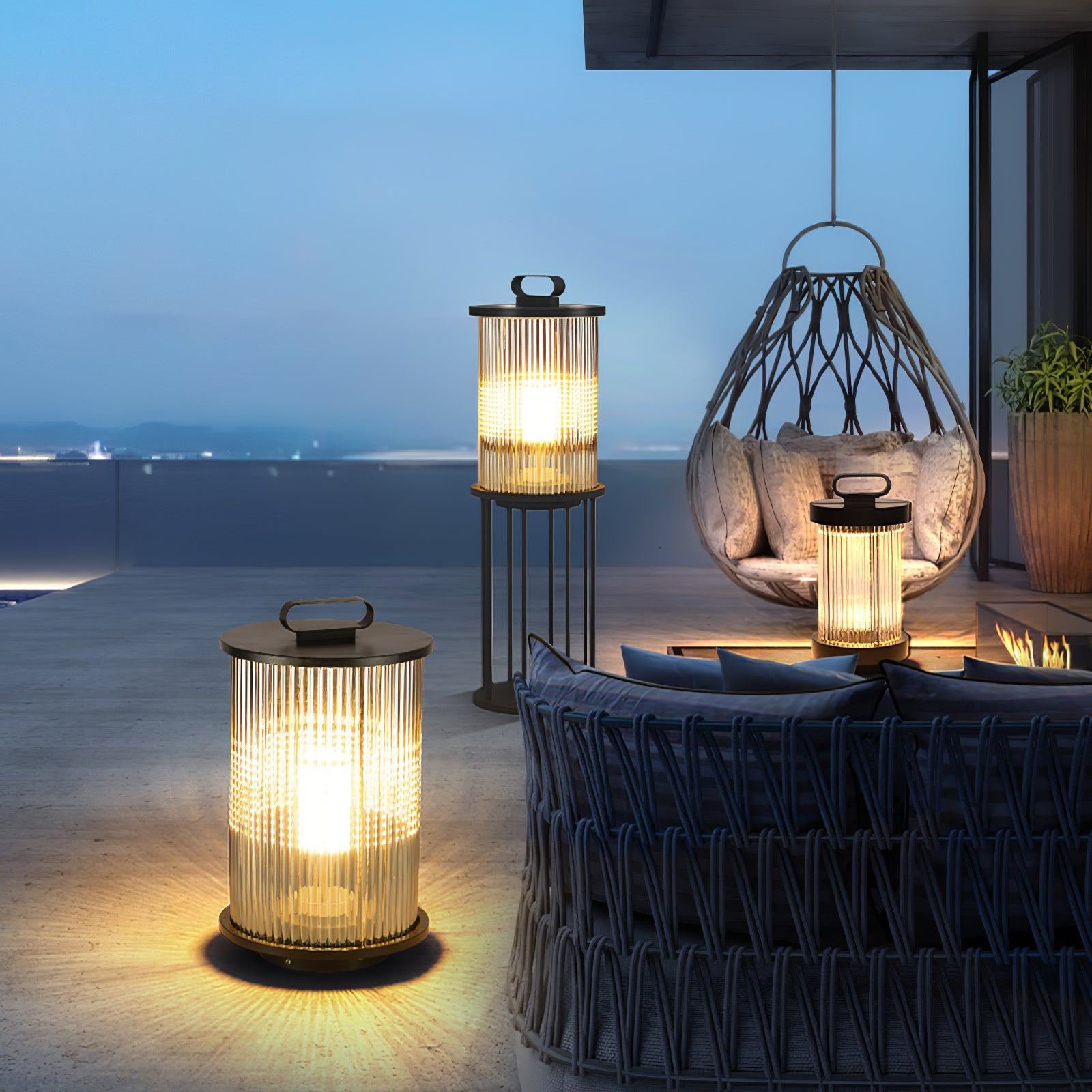 Lantern Garden Solar Outdoor Light - Blowlighting