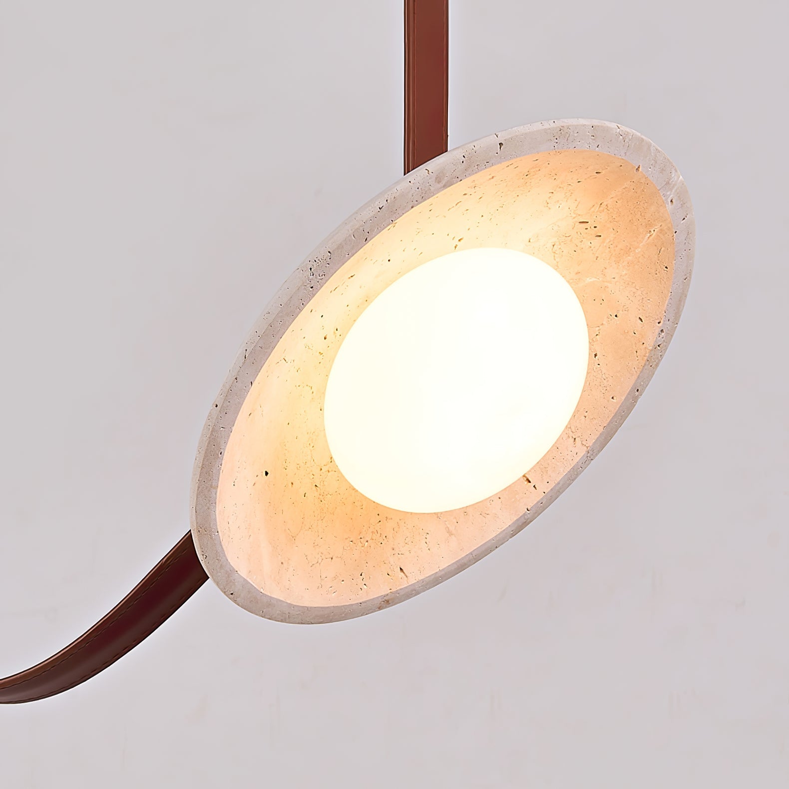 Ulsoryra Organic Travertine Pendant Light Cluster - Blowlighting