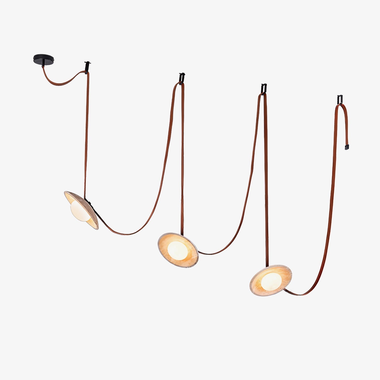 Ulsoryra Organic Travertine Pendant Light Cluster - Blowlighting