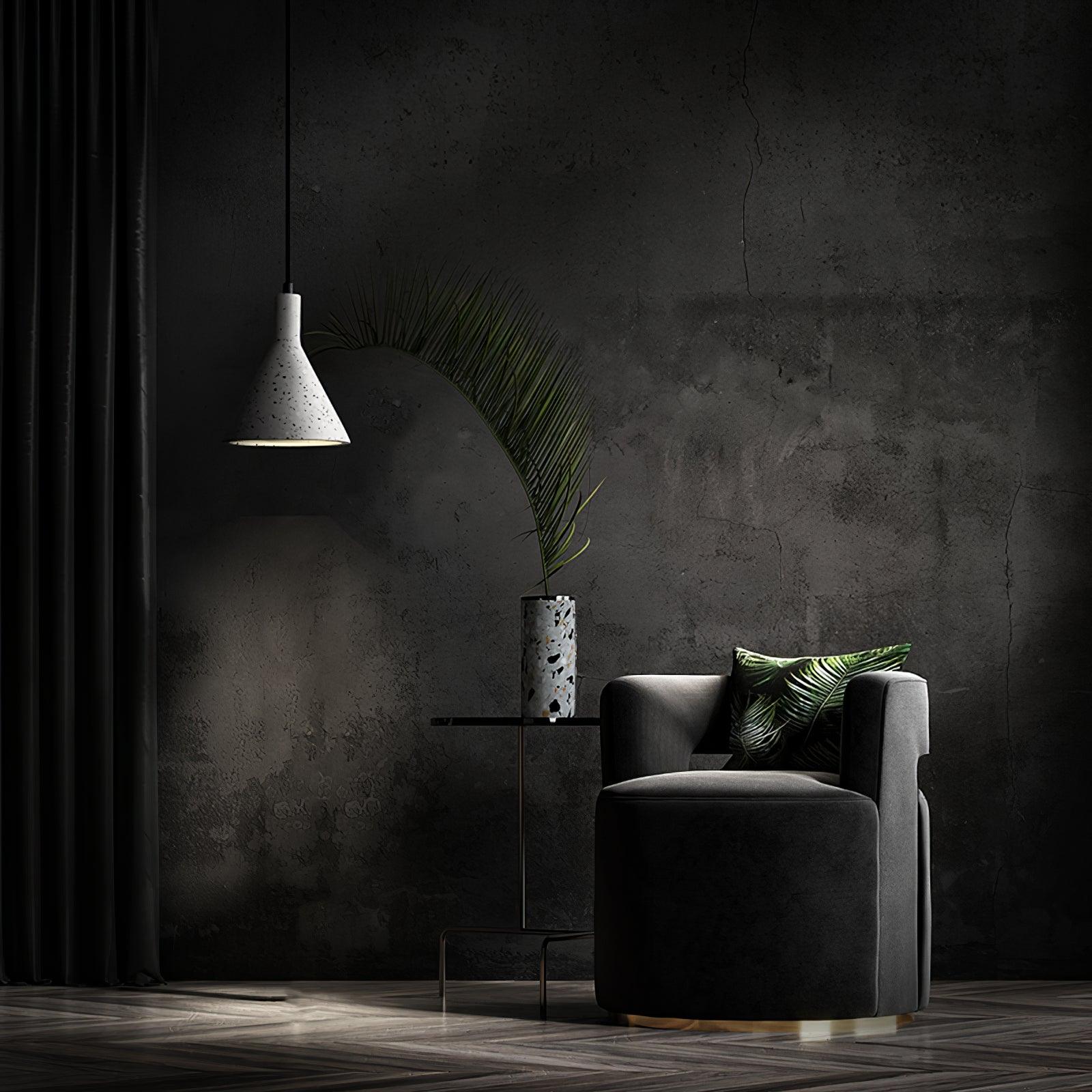 Aurshaor Minimalist Concrete Pendant Light - Blowlighting