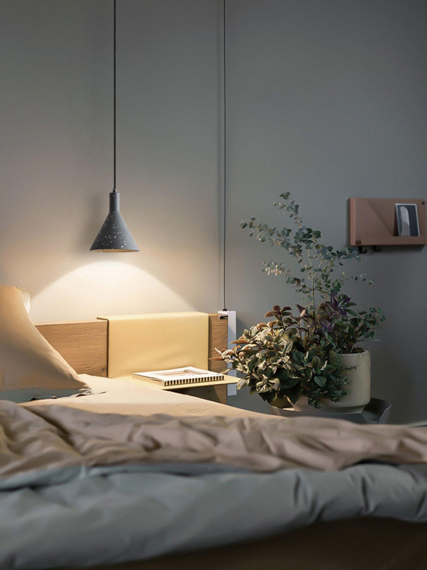 Aurshaor Minimalist Concrete Pendant Light - Blowlighting