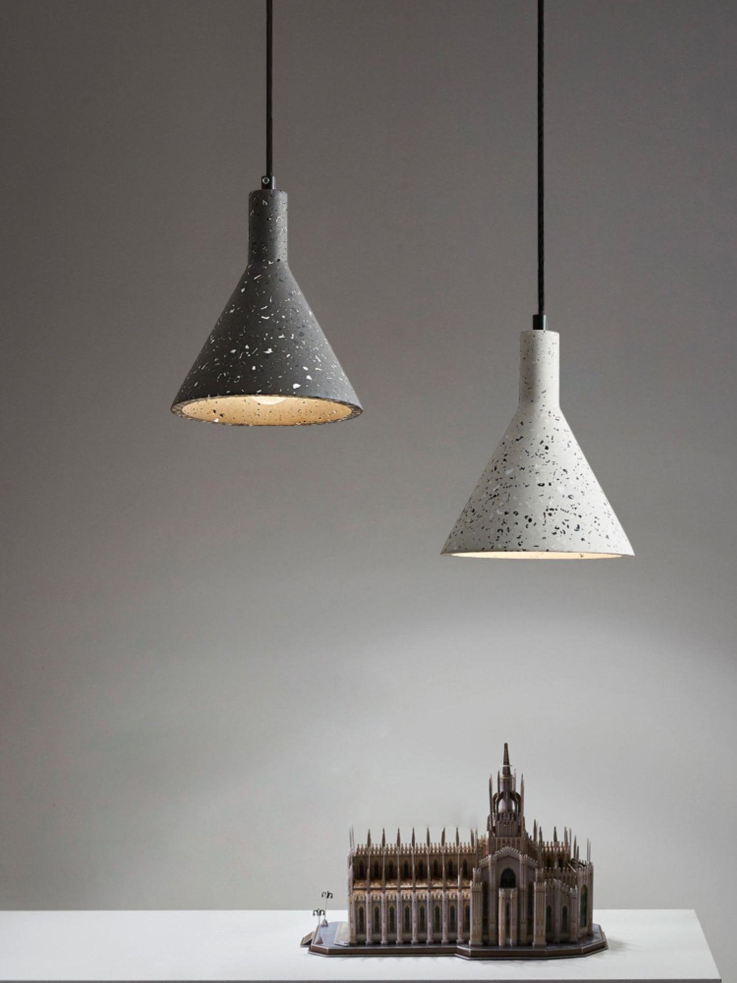 Aurshaor Minimalist Concrete Pendant Light - Blowlighting