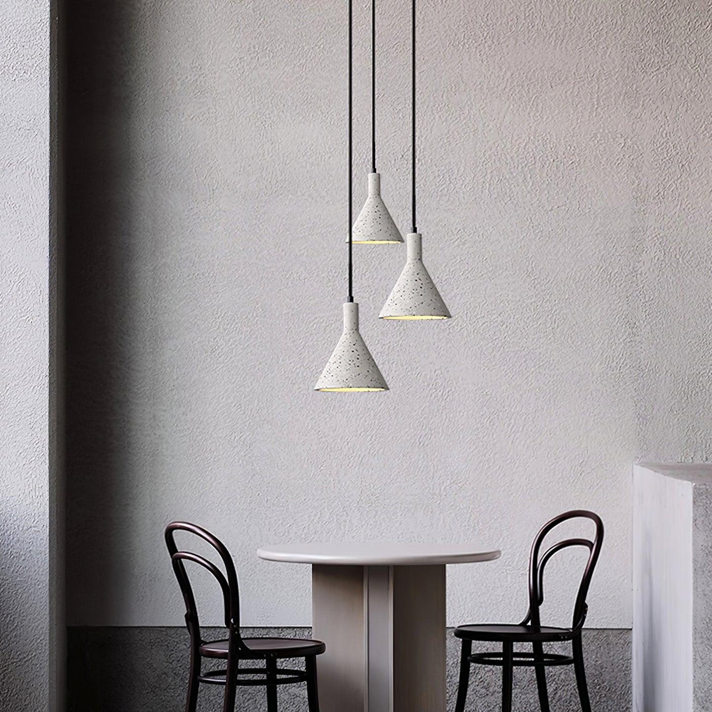 Aurshaor Minimalist Concrete Pendant Light - Blowlighting