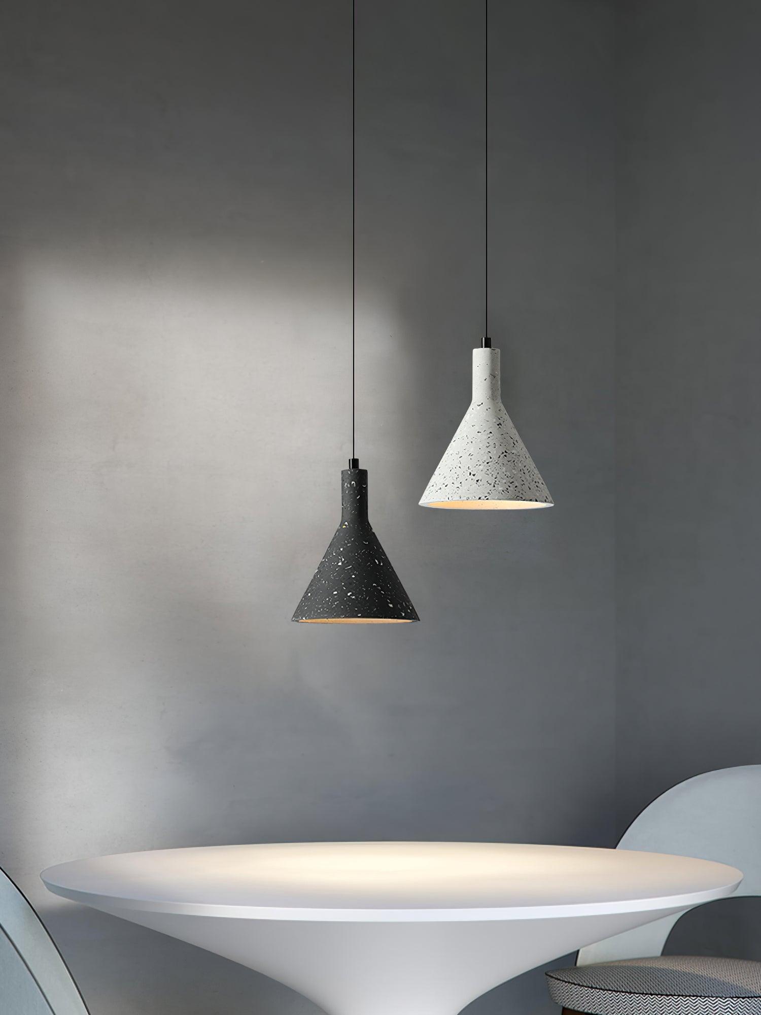 Aurshaor Minimalist Concrete Pendant Light - Blowlighting