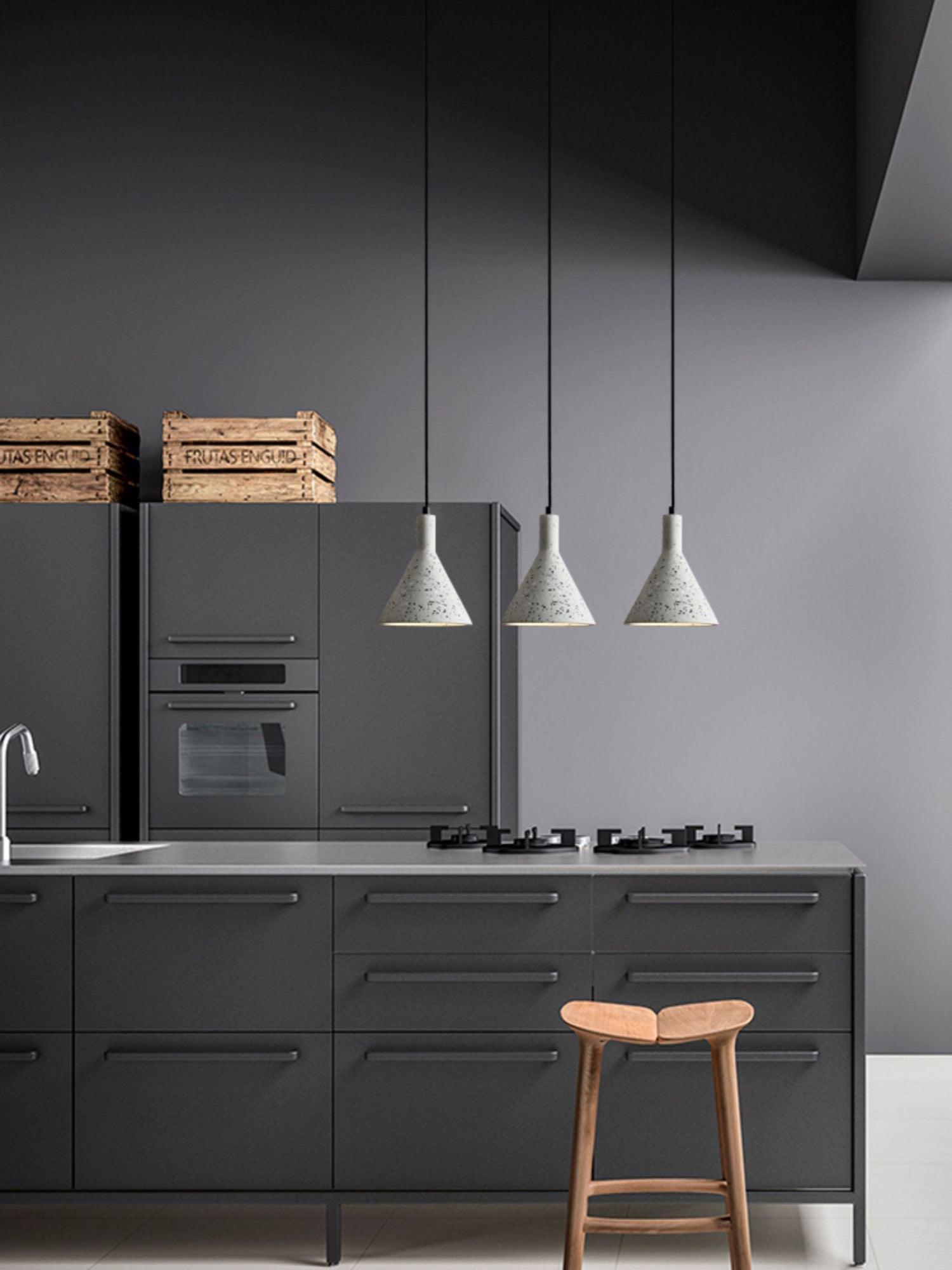 Aurshaor Minimalist Concrete Pendant Light - Blowlighting
