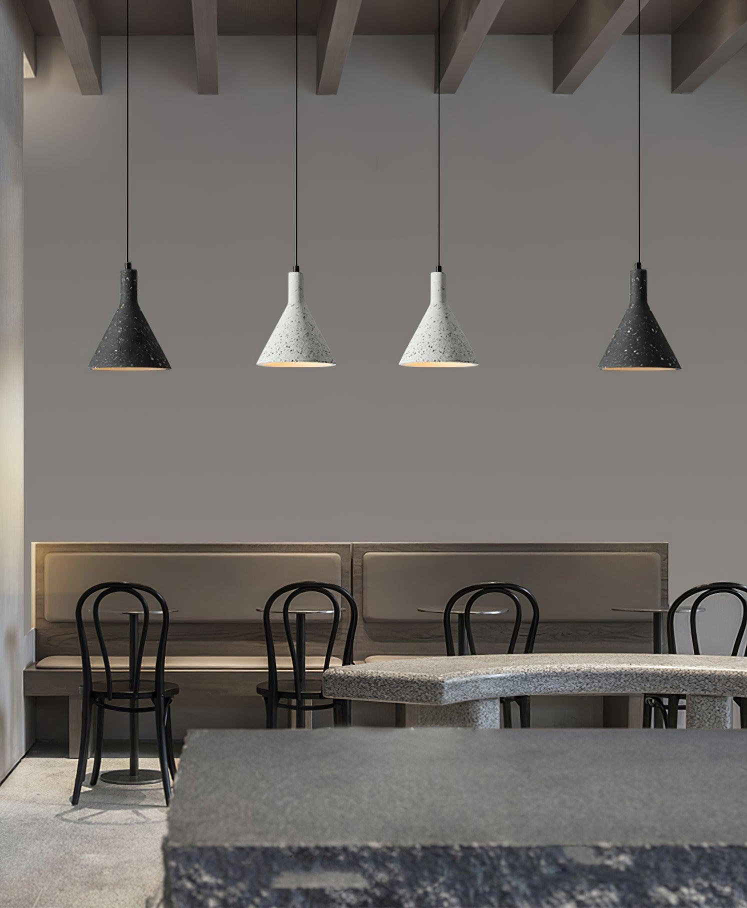 Aurshaor Minimalist Concrete Pendant Light - Blowlighting