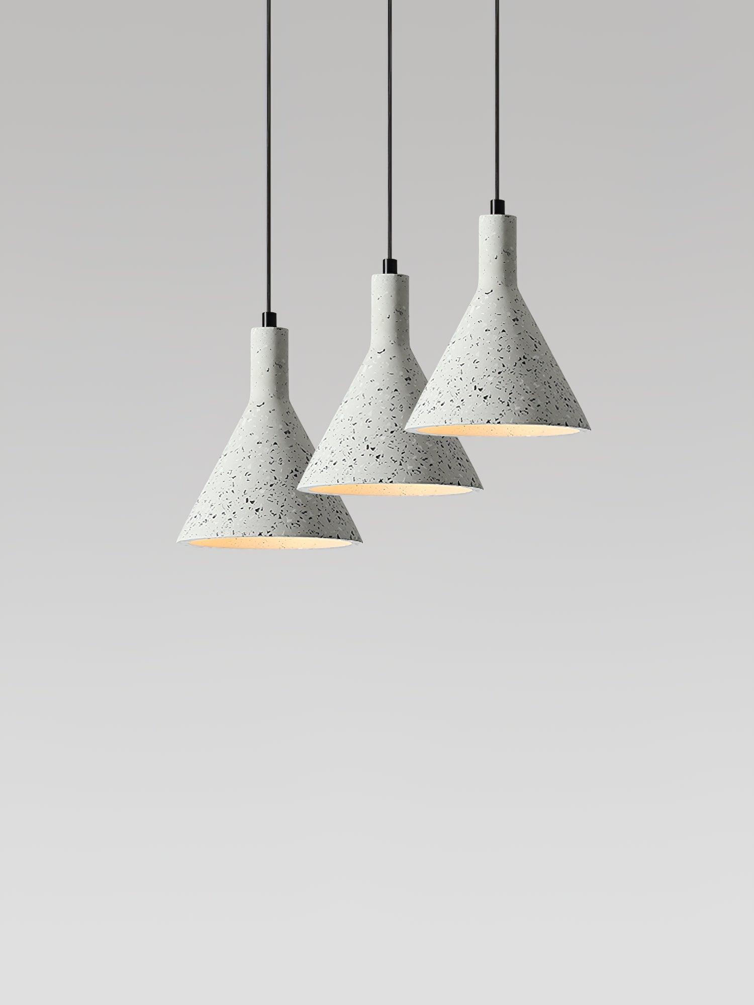 Aurshaor Minimalist Concrete Pendant Light - Blowlighting