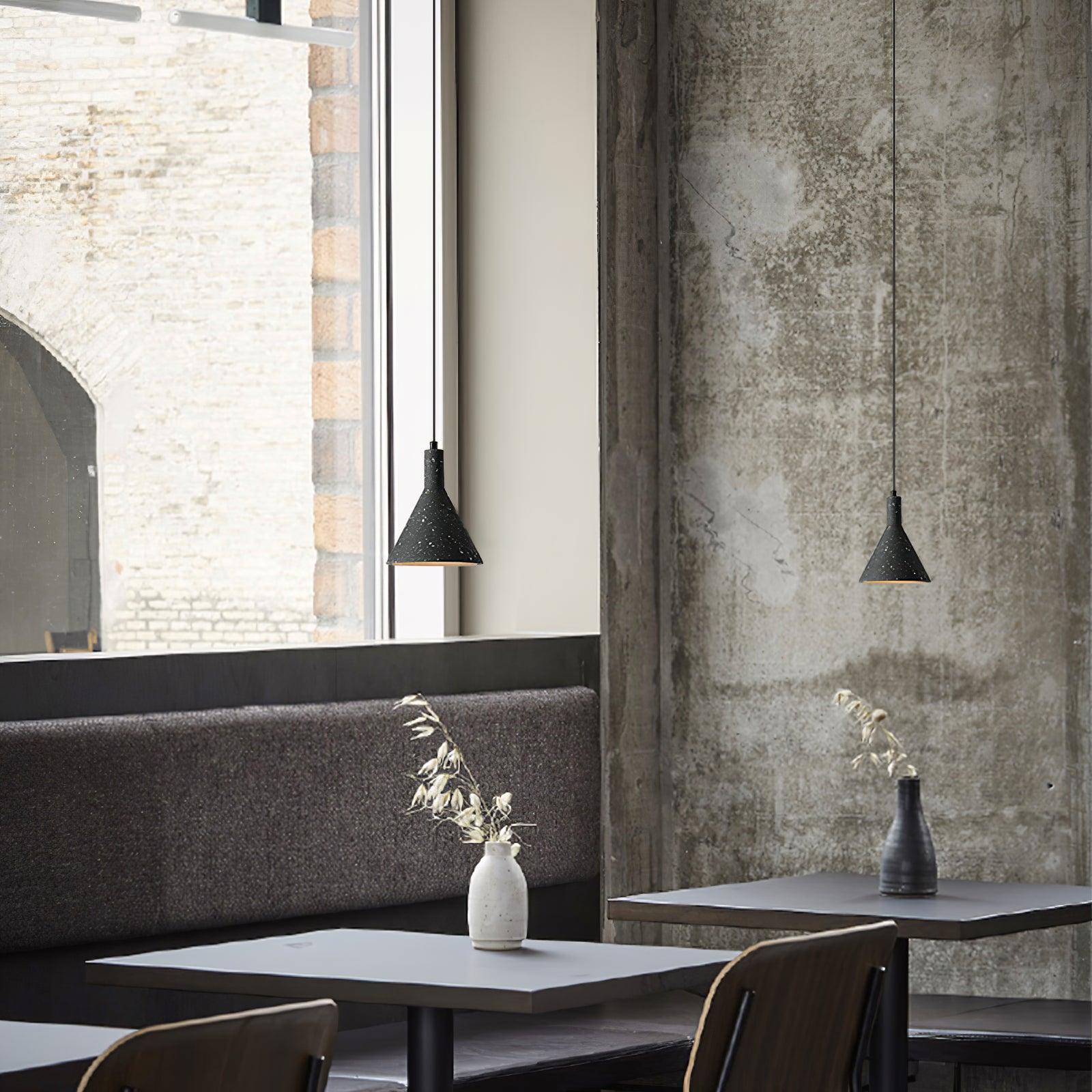 Aurshaor Minimalist Concrete Pendant Light - Blowlighting