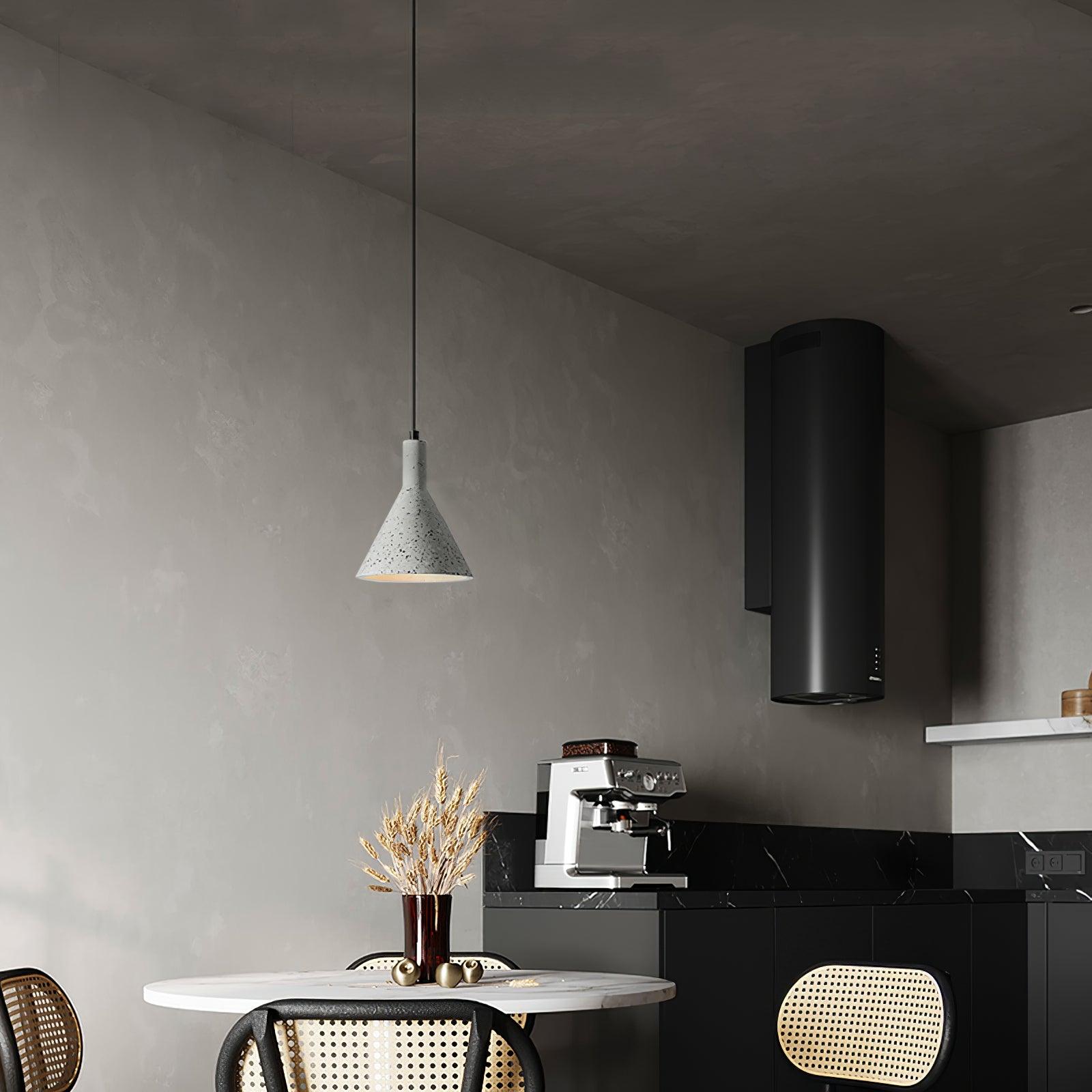 Aurshaor Minimalist Concrete Pendant Light - Blowlighting