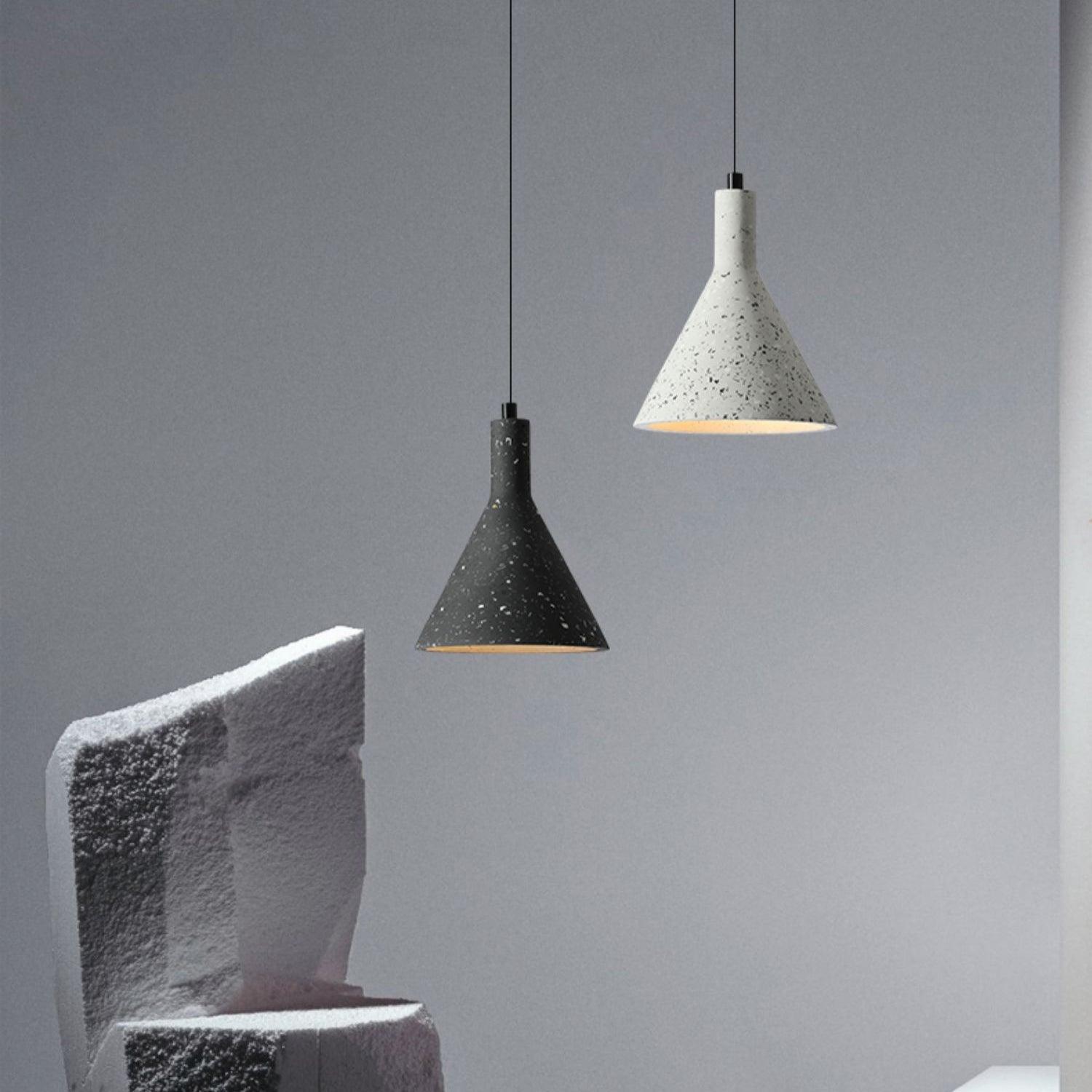 Aurshaor Minimalist Concrete Pendant Light - Blowlighting