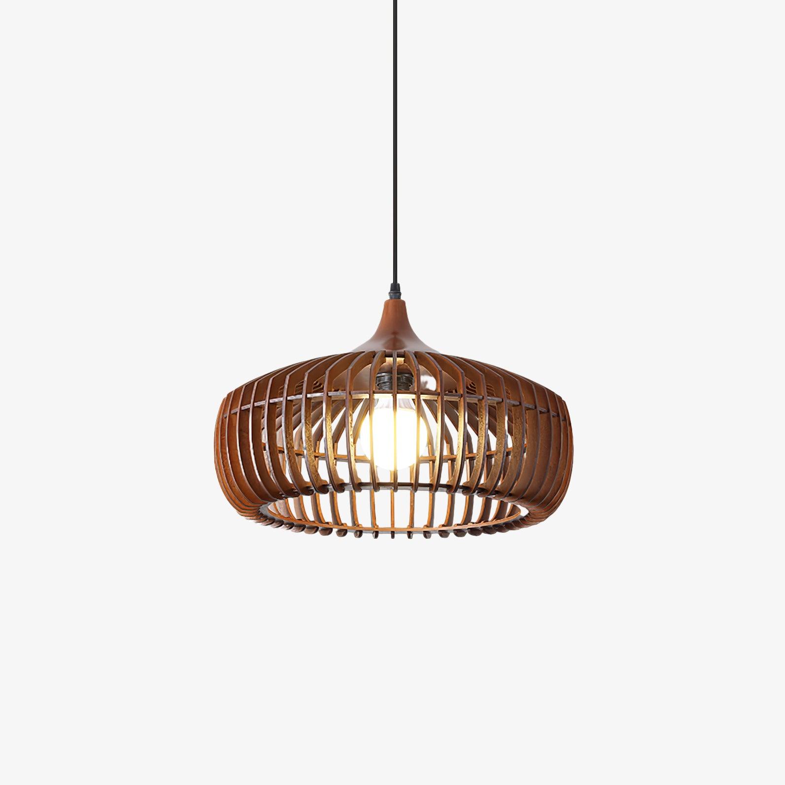 Lattice Nest Wooden Pendant Lamp - Blowlighting