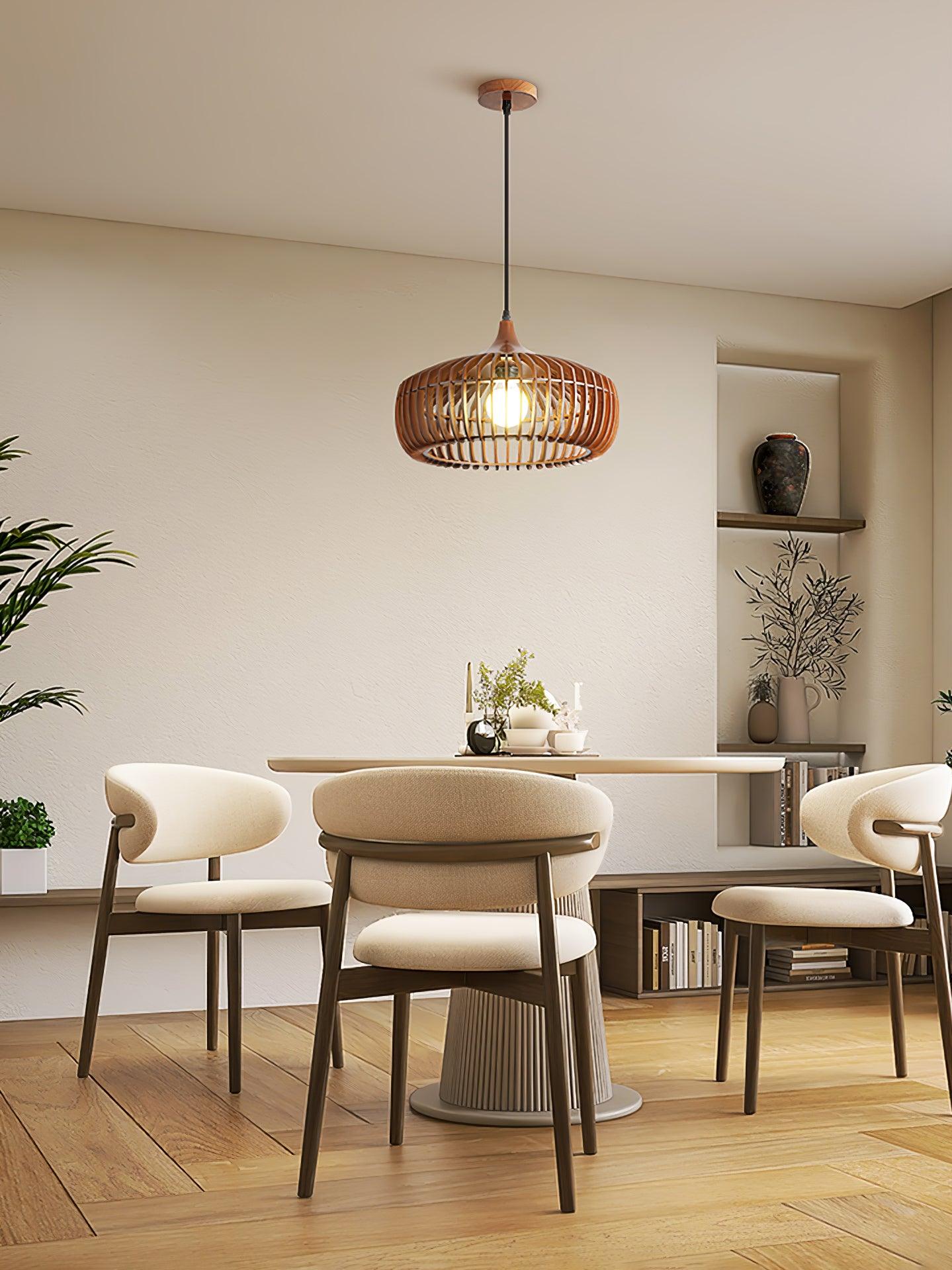 Lattice Nest Wooden Pendant Lamp - Blowlighting
