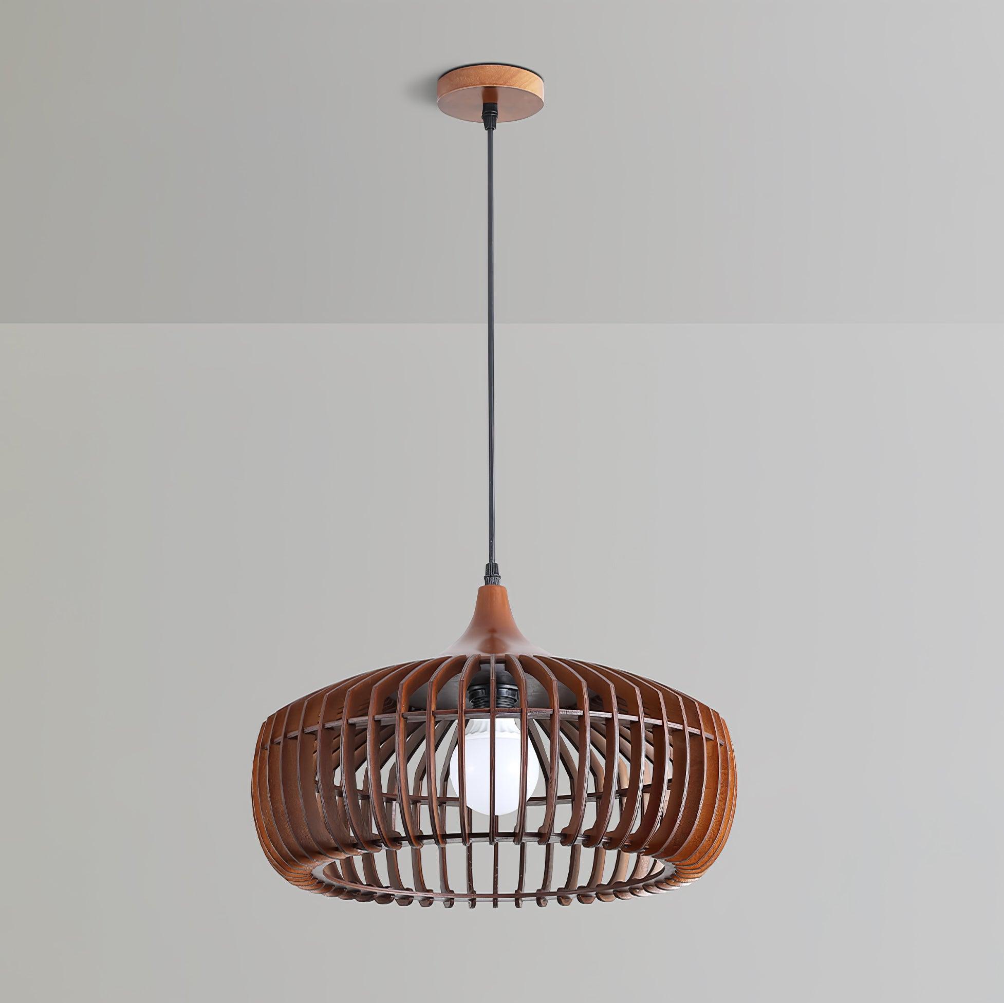 Lattice Nest Wooden Pendant Lamp - Blowlighting