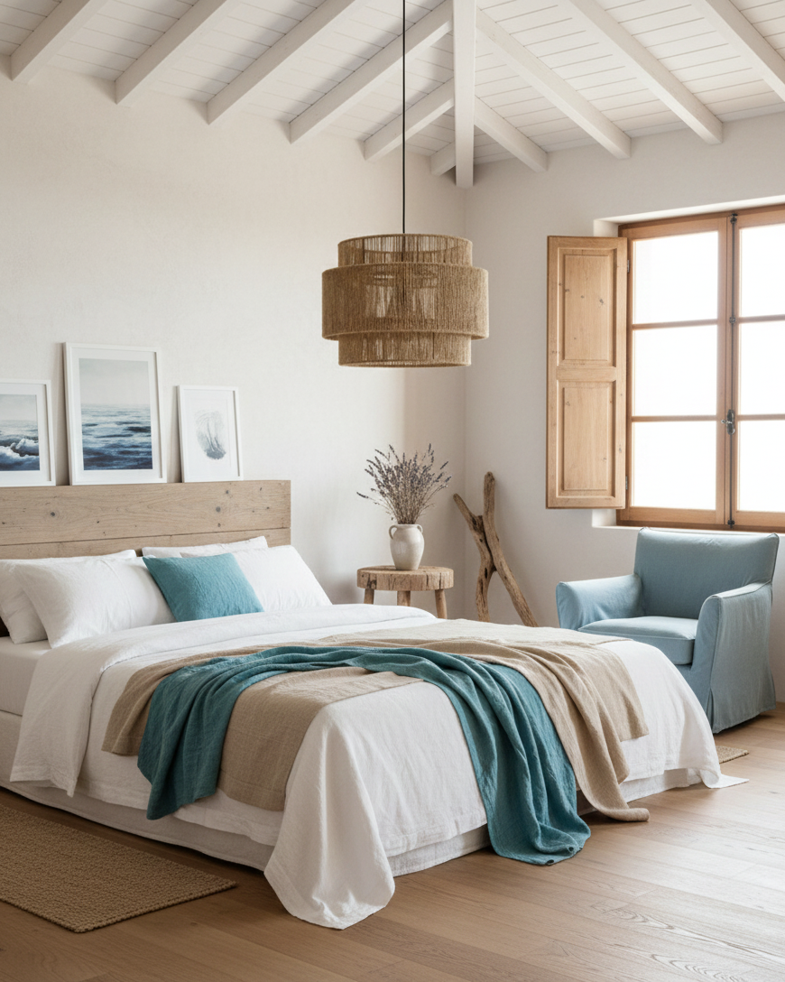 Woven Earthy Hemp Rope Pendant Lamp