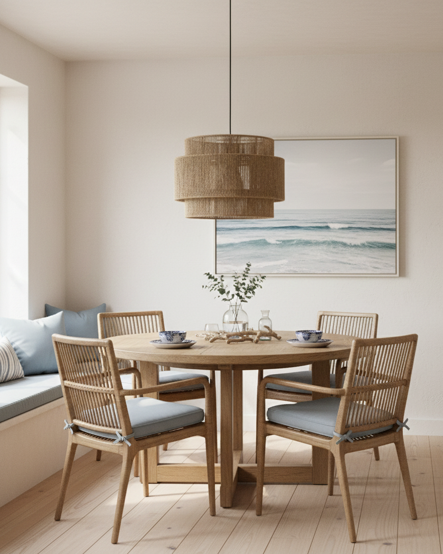 Woven Earthy Hemp Rope Pendant Lamp