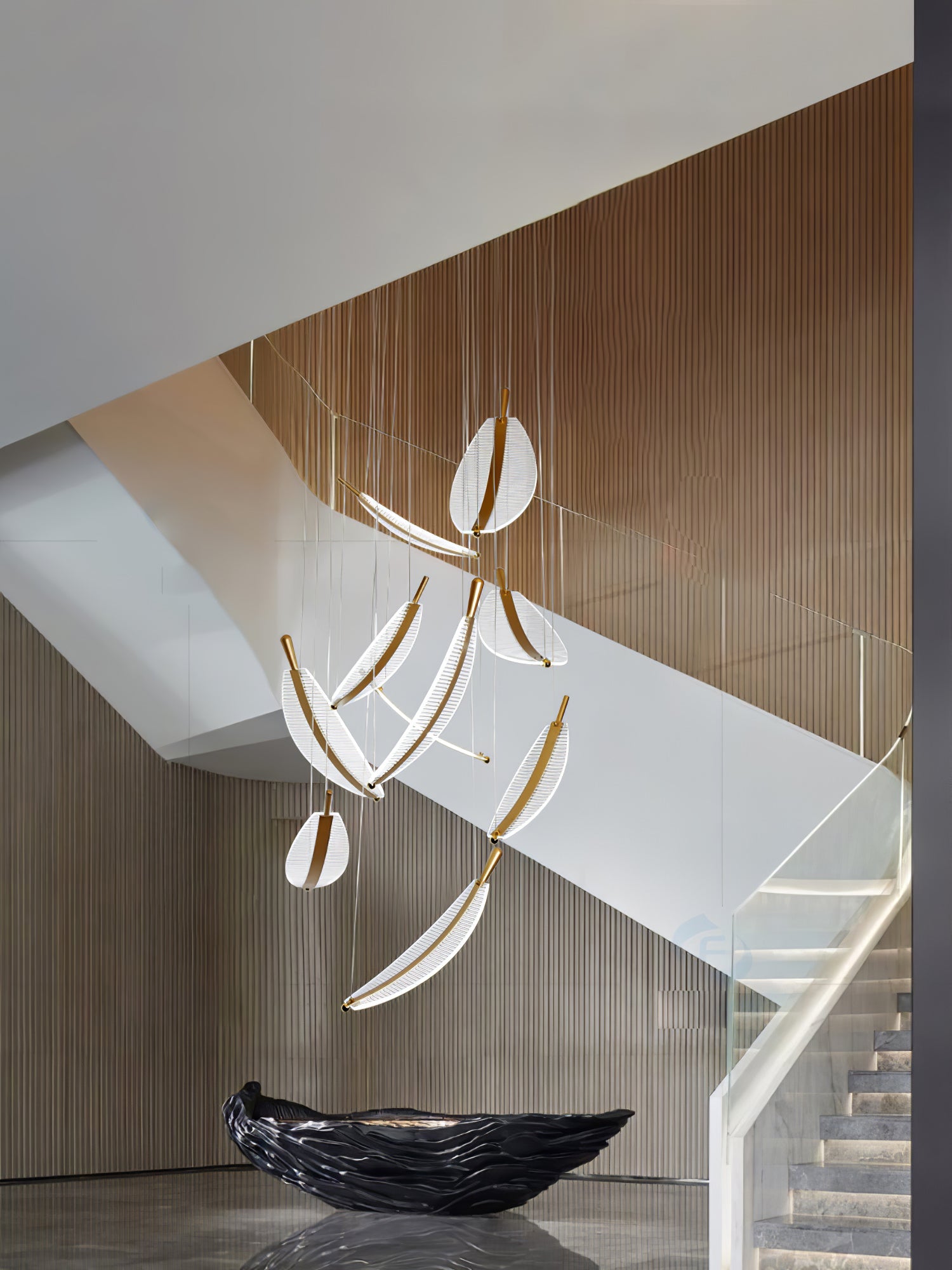 Leaf LED Chandelier - Blowlighting