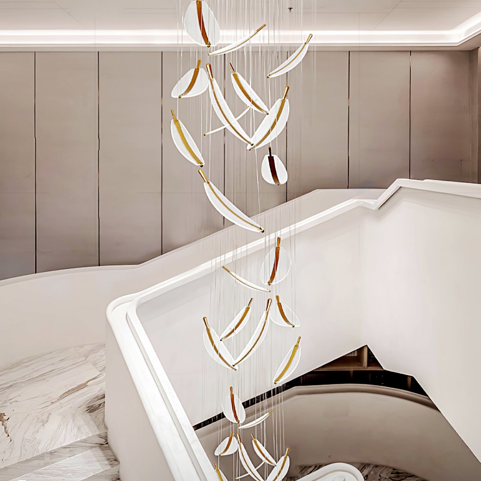 Leaf LED Chandelier - Blowlighting