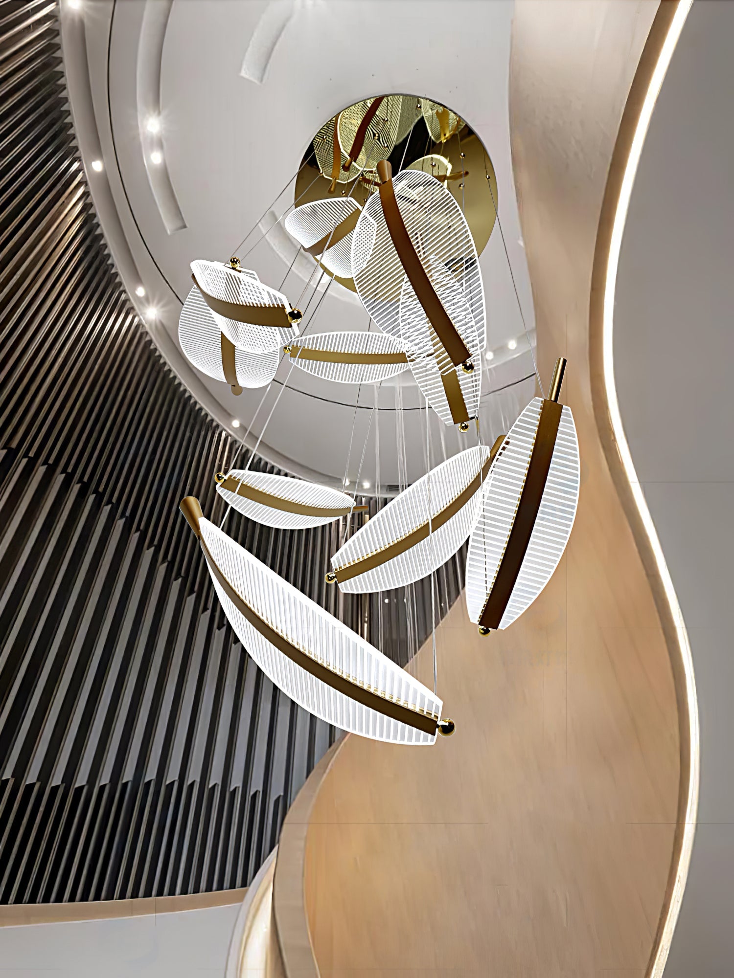 Leaf LED Chandelier - Blowlighting