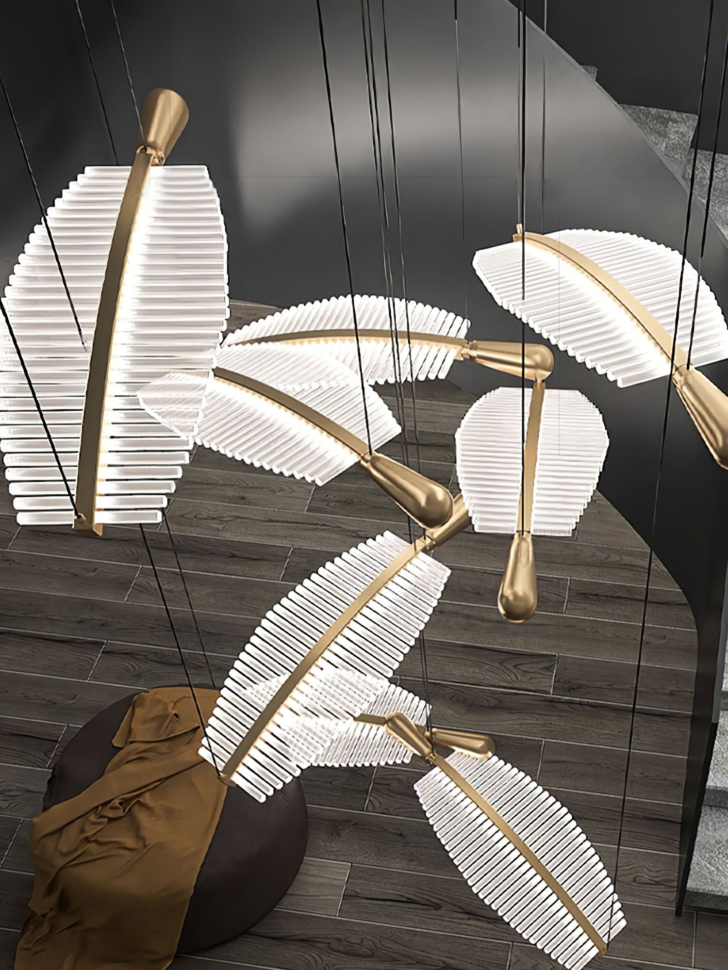 Leaf LED Chandelier - Blowlighting