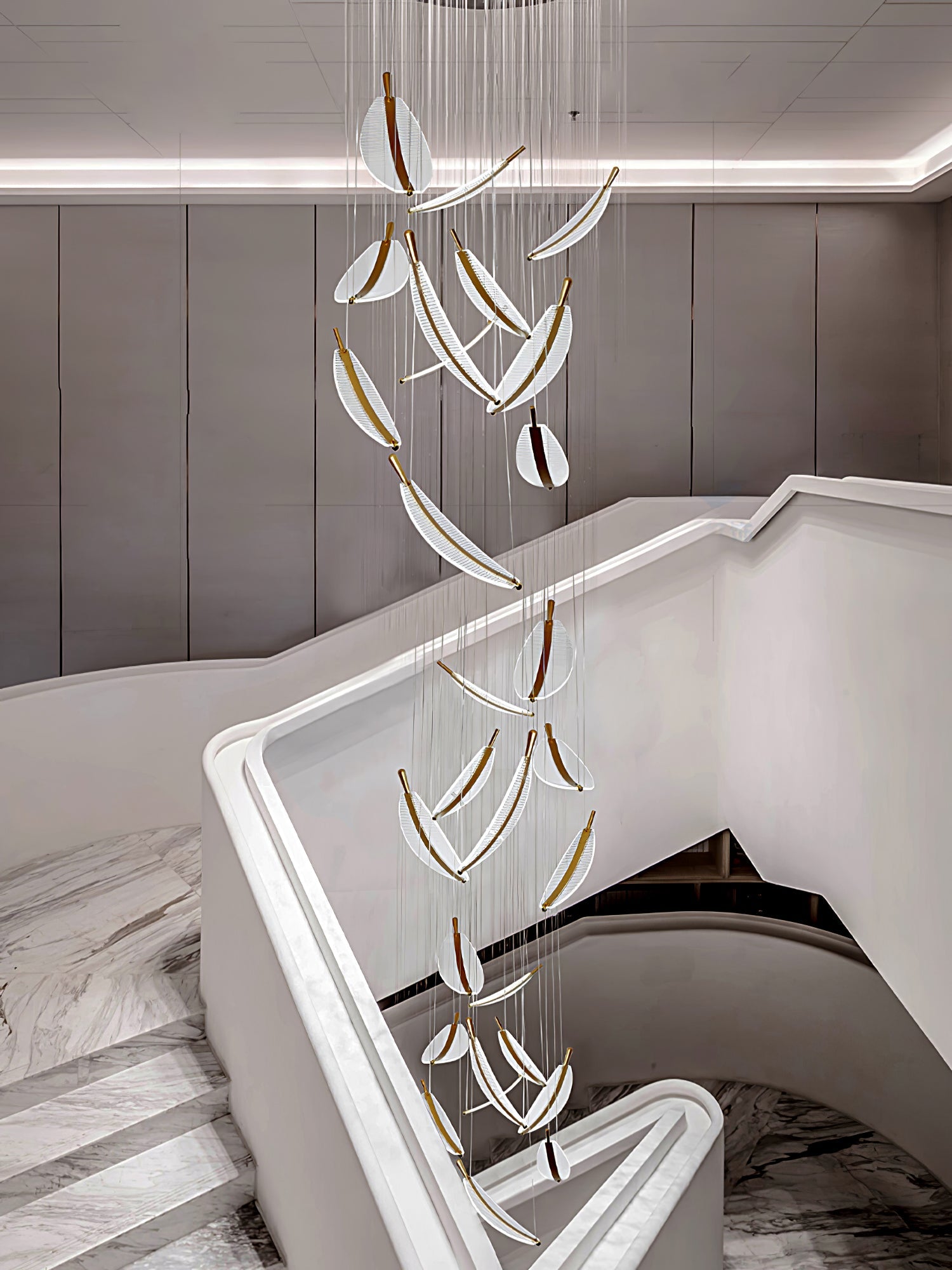 Leaf LED Chandelier - Blowlighting