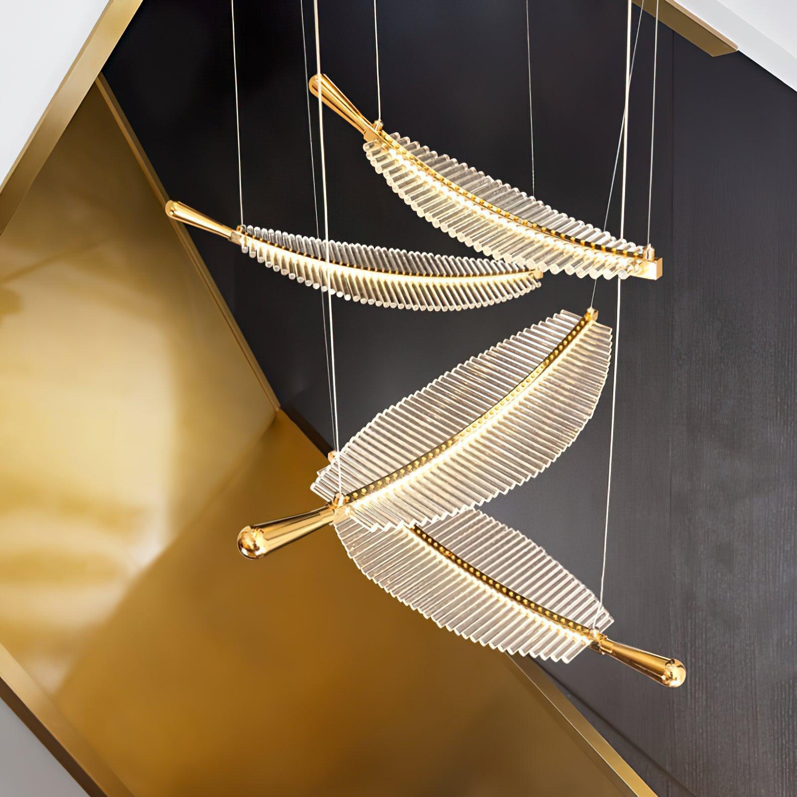 Leaf LED Chandelier - Blowlighting