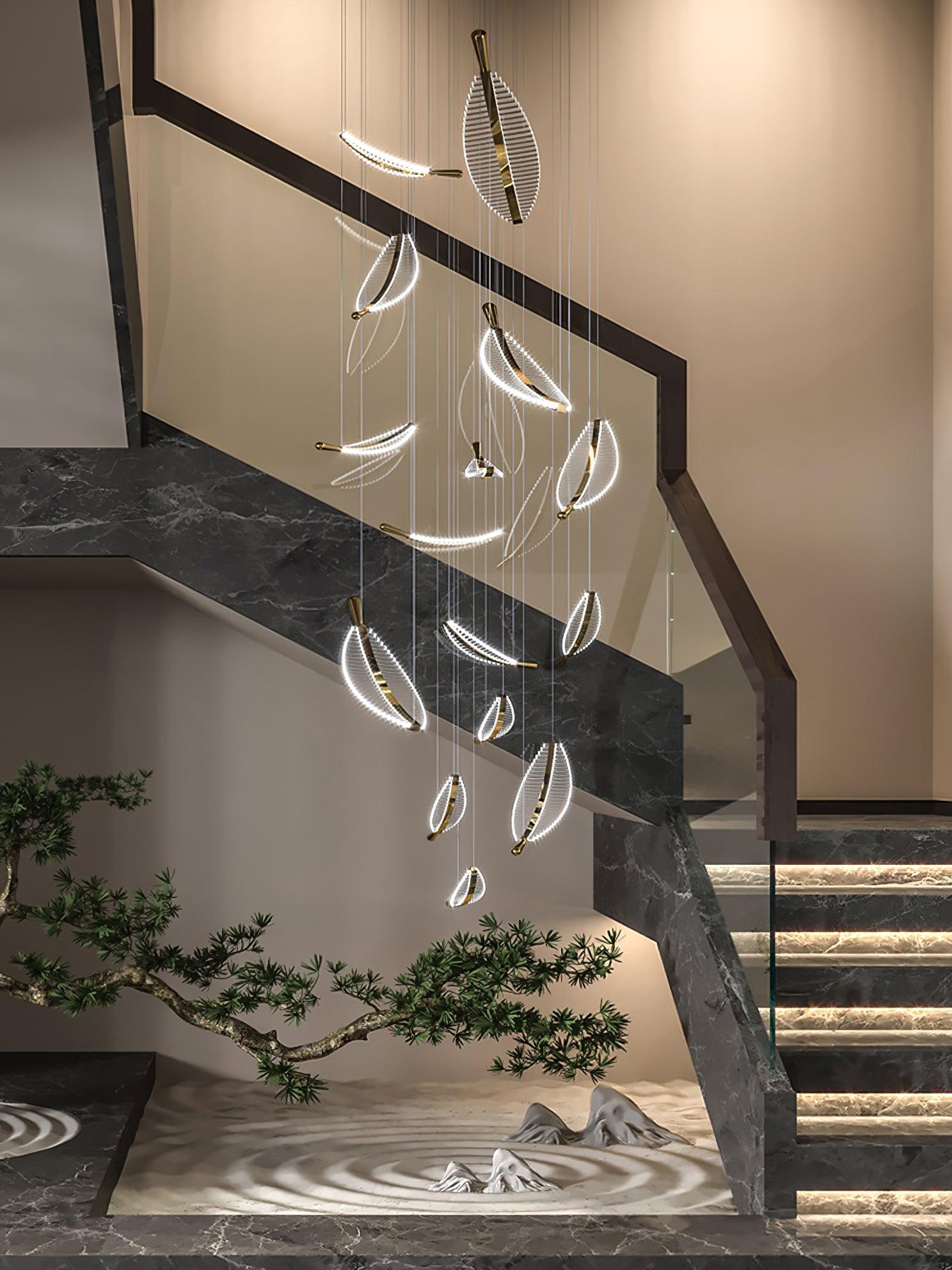Leaf LED Chandelier - Blowlighting