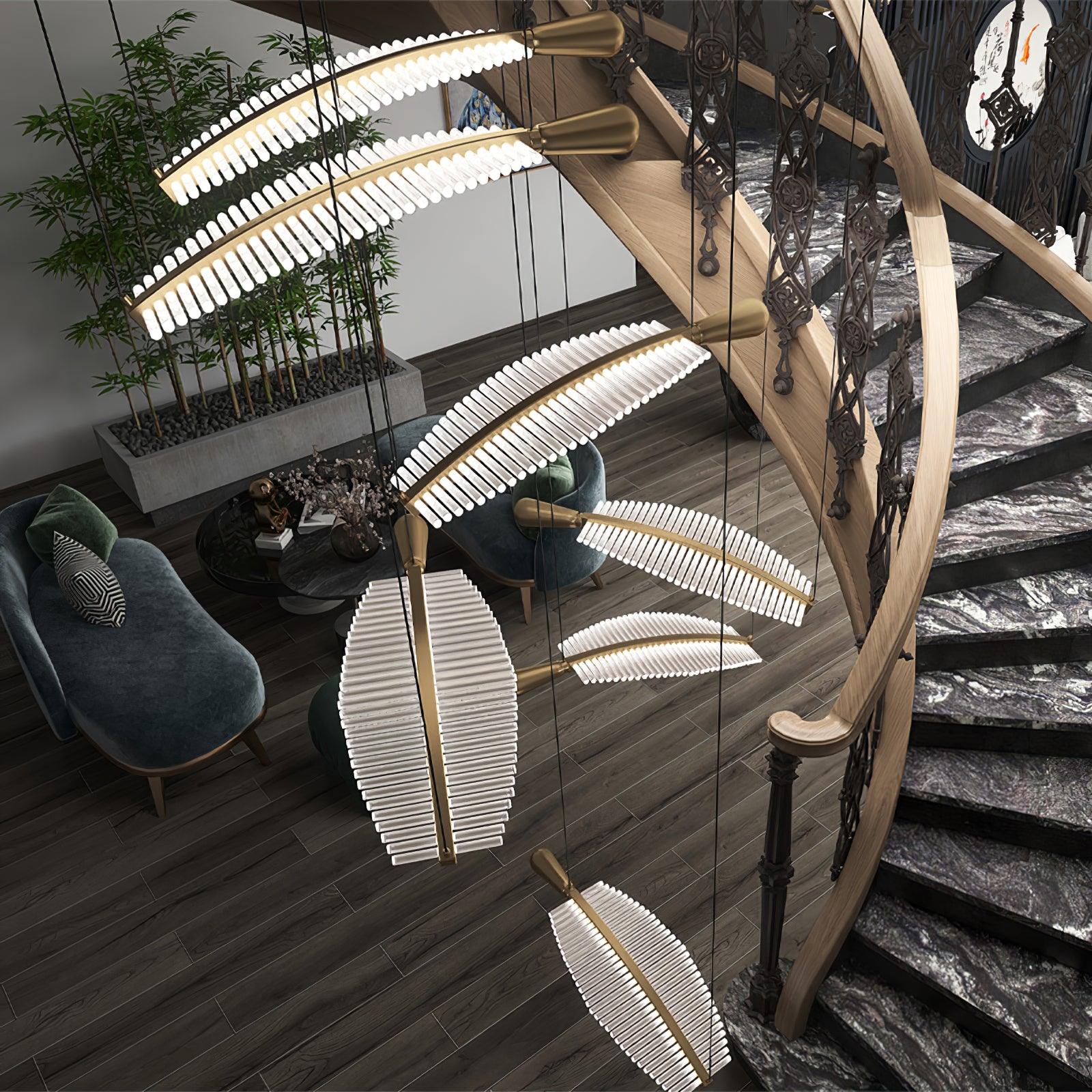 Leaf LED Chandelier - Blowlighting