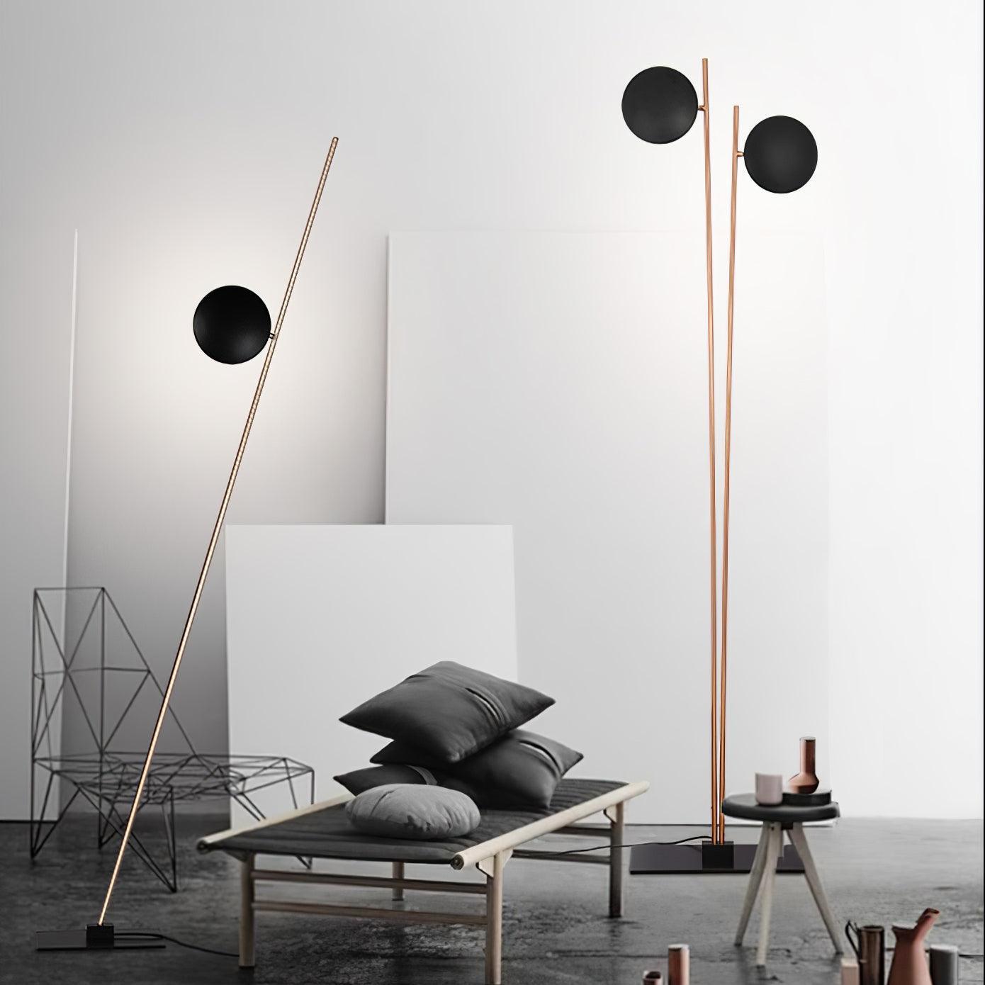 Axial Ray Sculptural Floor Lamp - Blowlighting