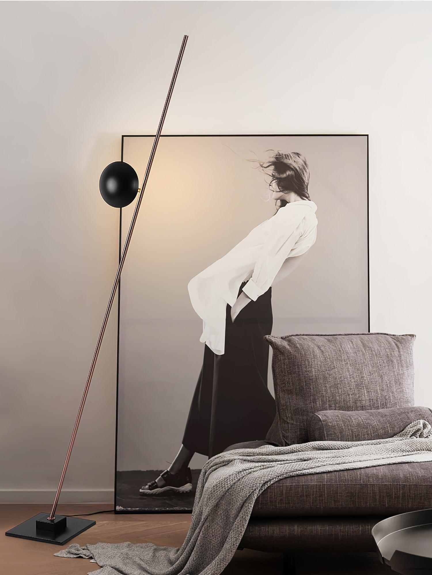 Axial Ray Sculptural Floor Lamp - Blowlighting