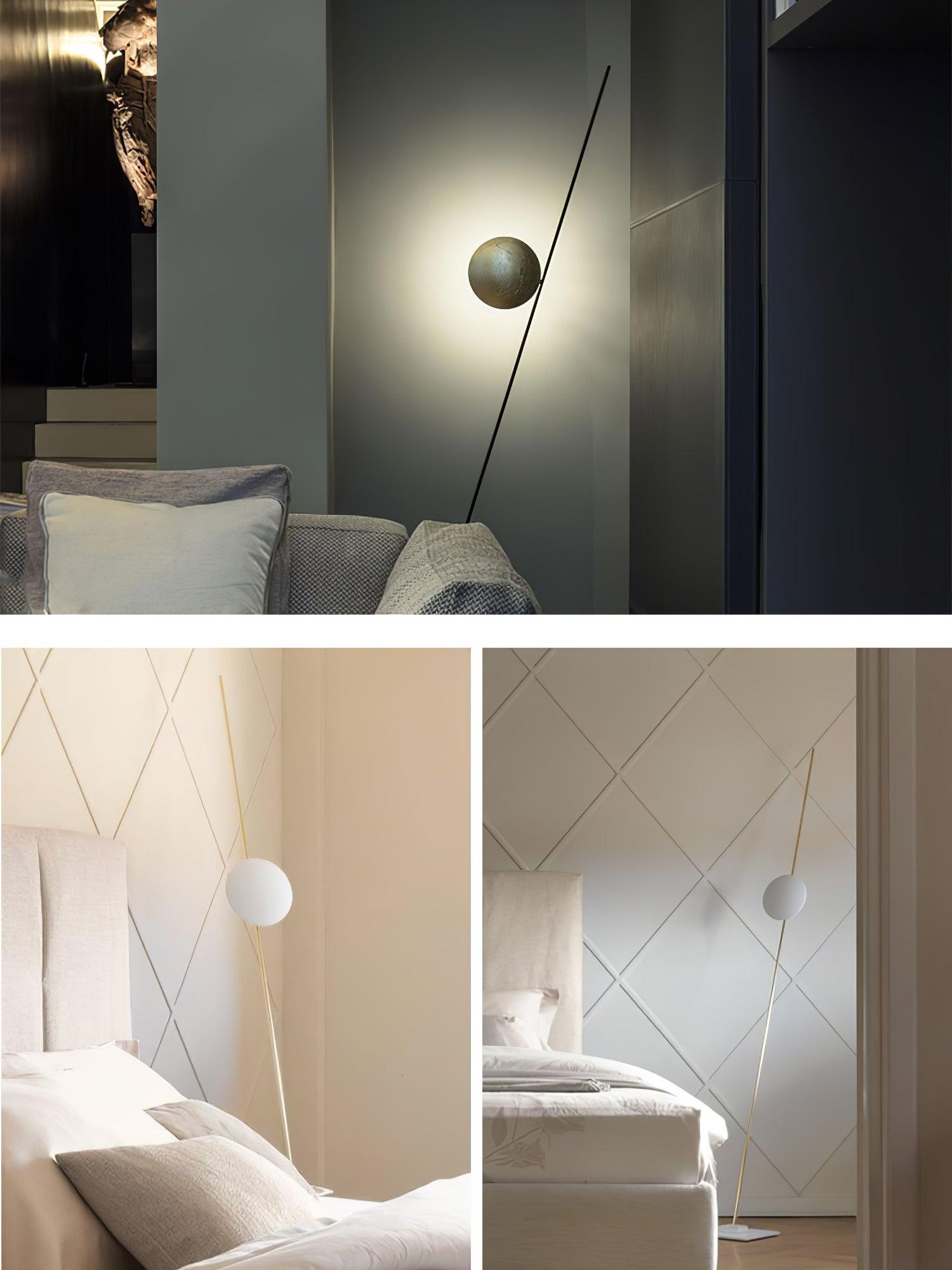 Axial Ray Sculptural Floor Lamp - Blowlighting