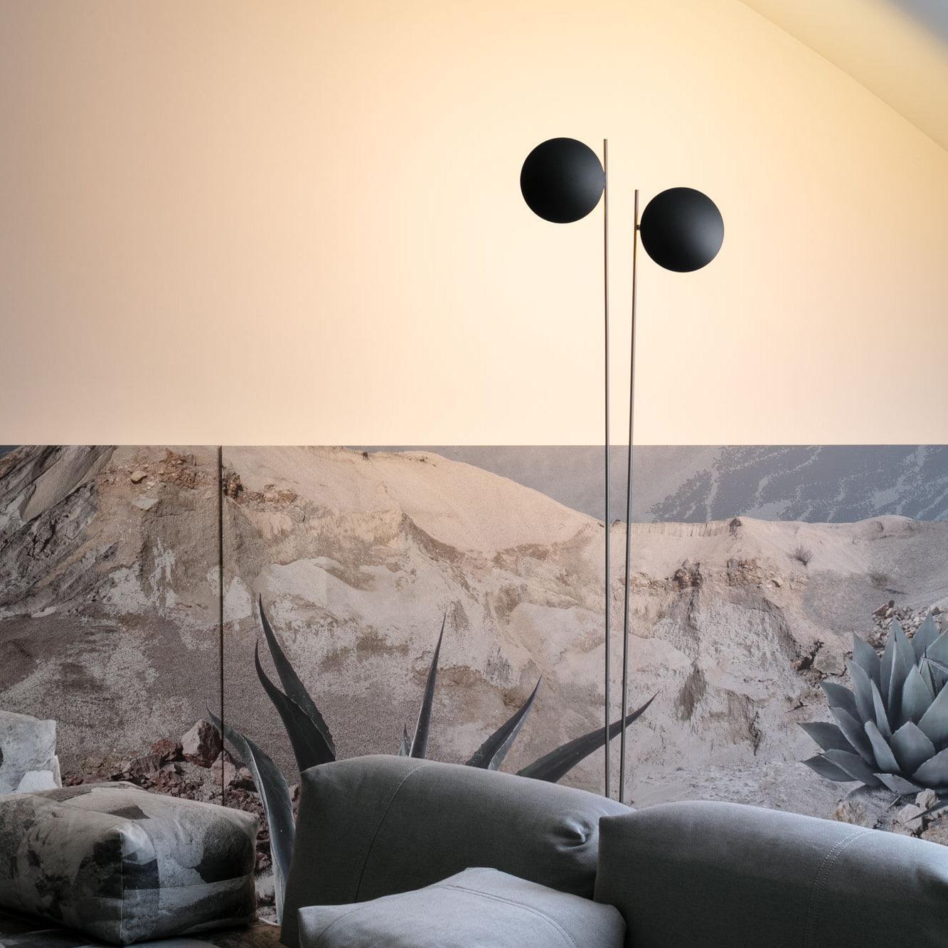 Axial Ray Sculptural Floor Lamp - Blowlighting