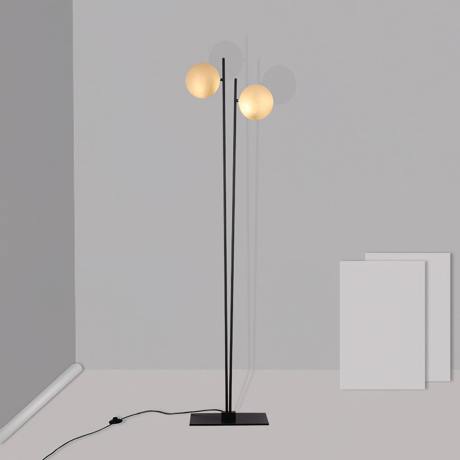 Axial Ray Sculptural Floor Lamp - Blowlighting