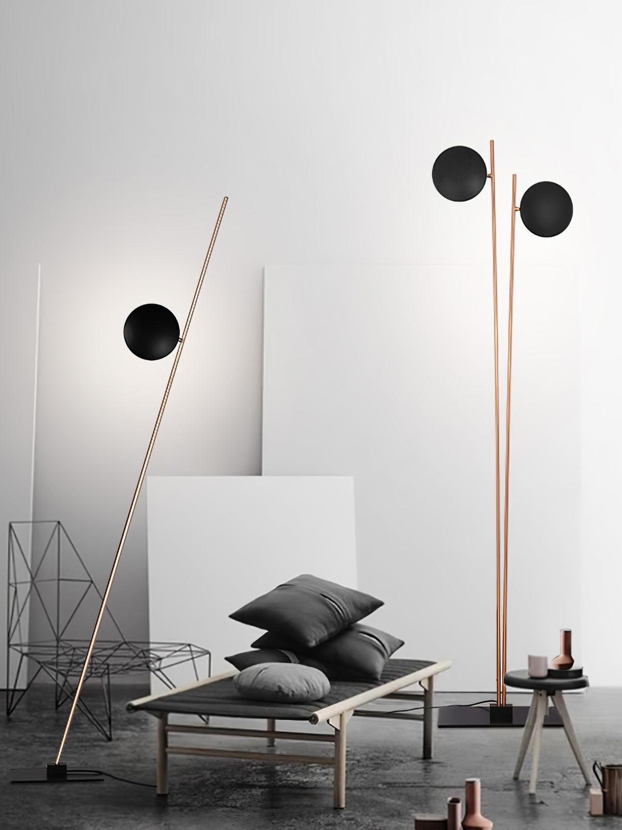 Axial Ray Sculptural Floor Lamp - Blowlighting