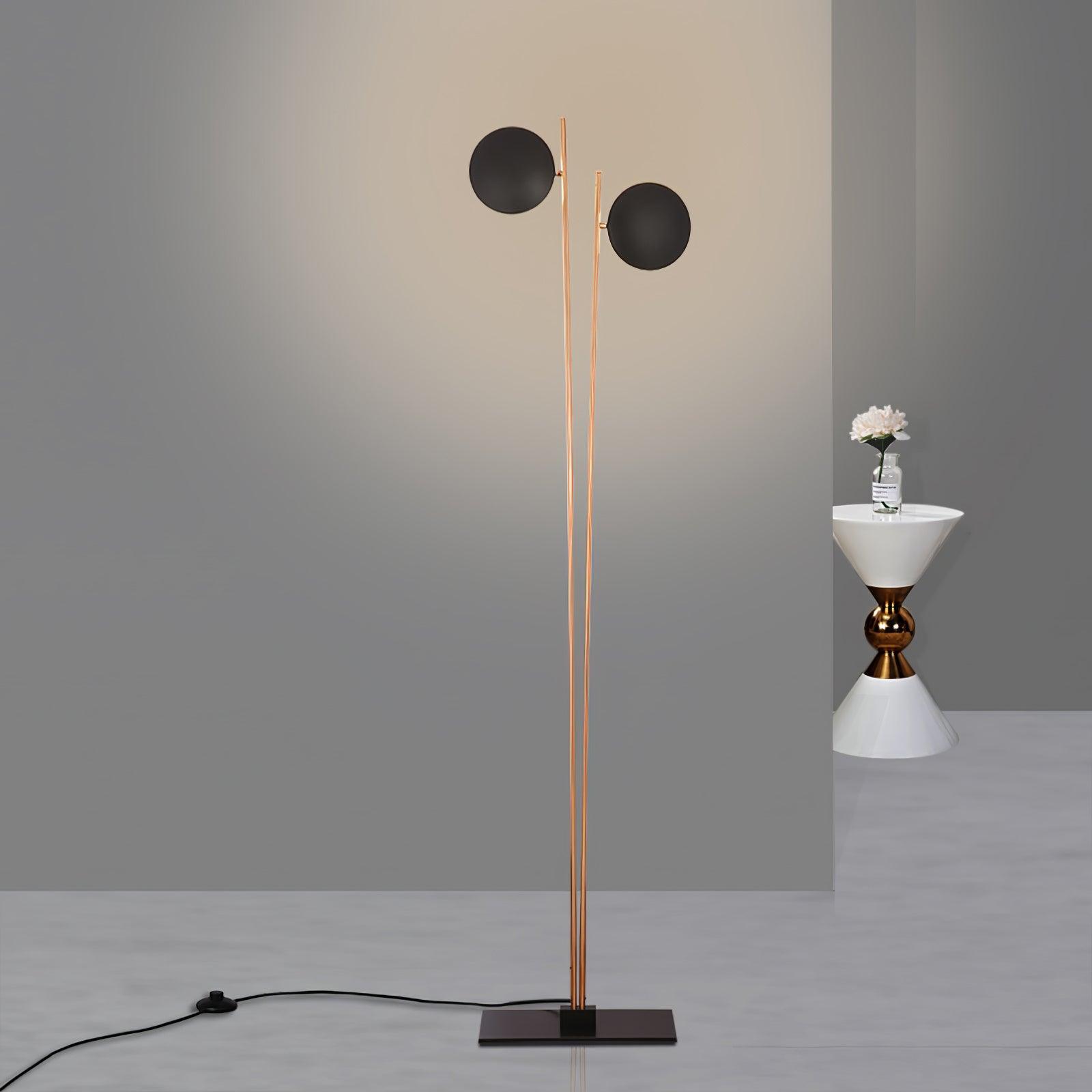 Axial Ray Sculptural Floor Lamp - Blowlighting