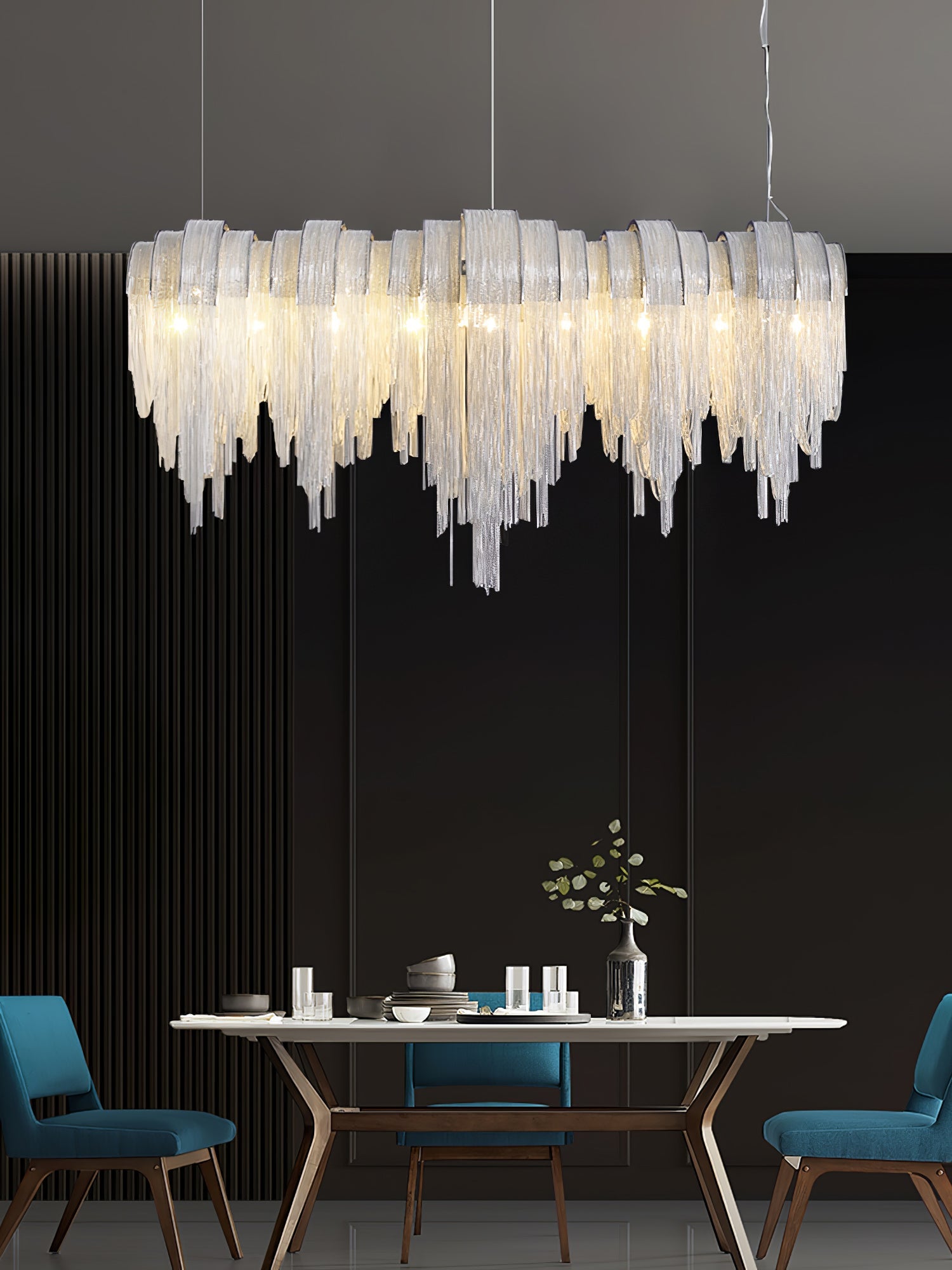 Length Chains Chandelier - Blowlighting