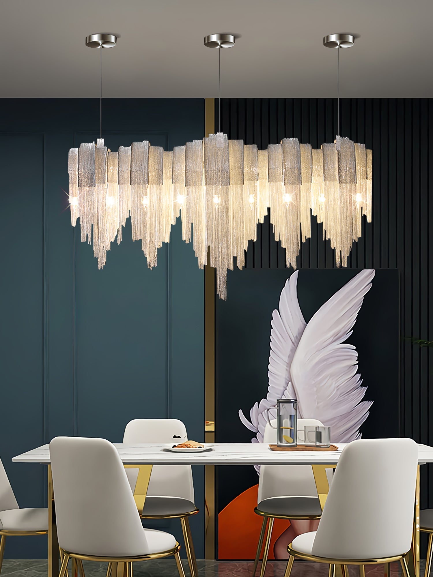 Length Chains Chandelier - Blowlighting