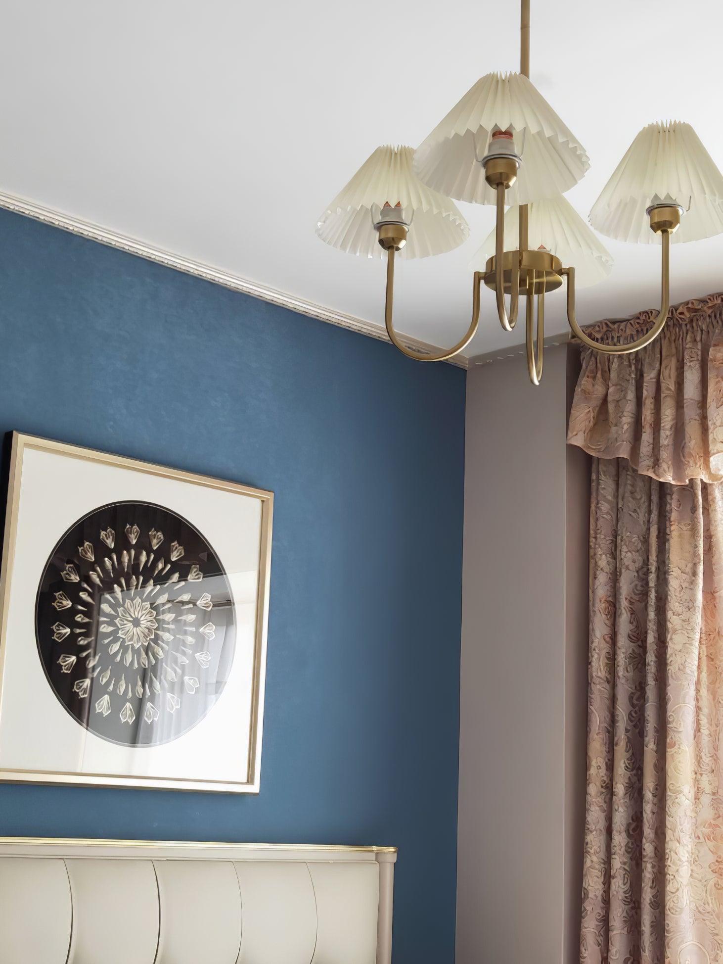 Lenore Pleated Chandelier - Blowlighting