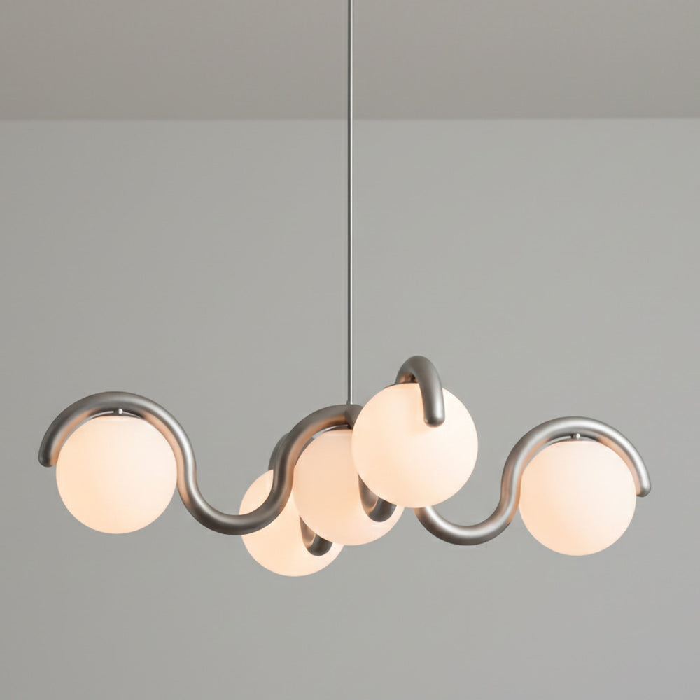 Lenox Clarke Contemporary Art Glass Chandelier