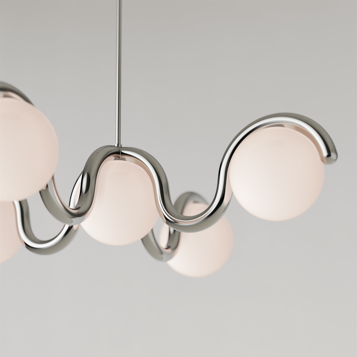 Lenox Clarke Contemporary Art Glass Chandelier