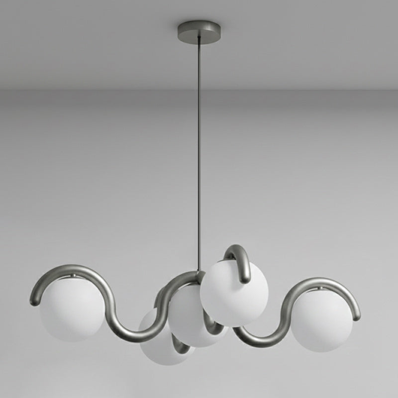 Lenox Clarke Contemporary Art Glass Chandelier