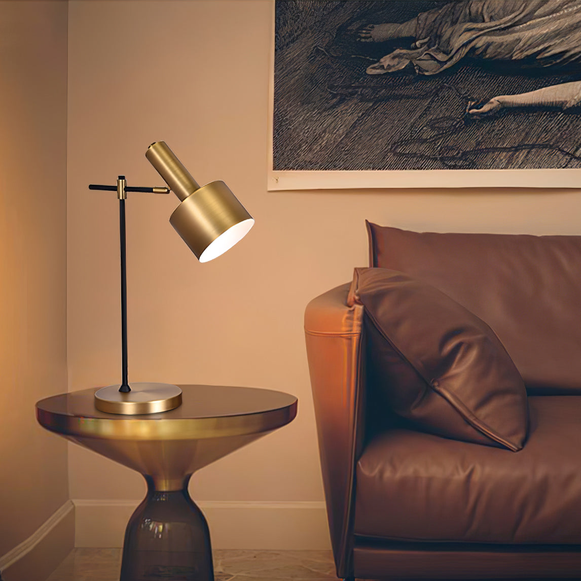 David Modern Metal Table Lamp - Blowlighting