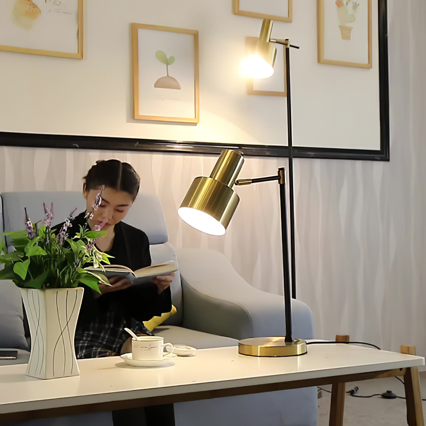 David Modern Metal Table Lamp - Blowlighting