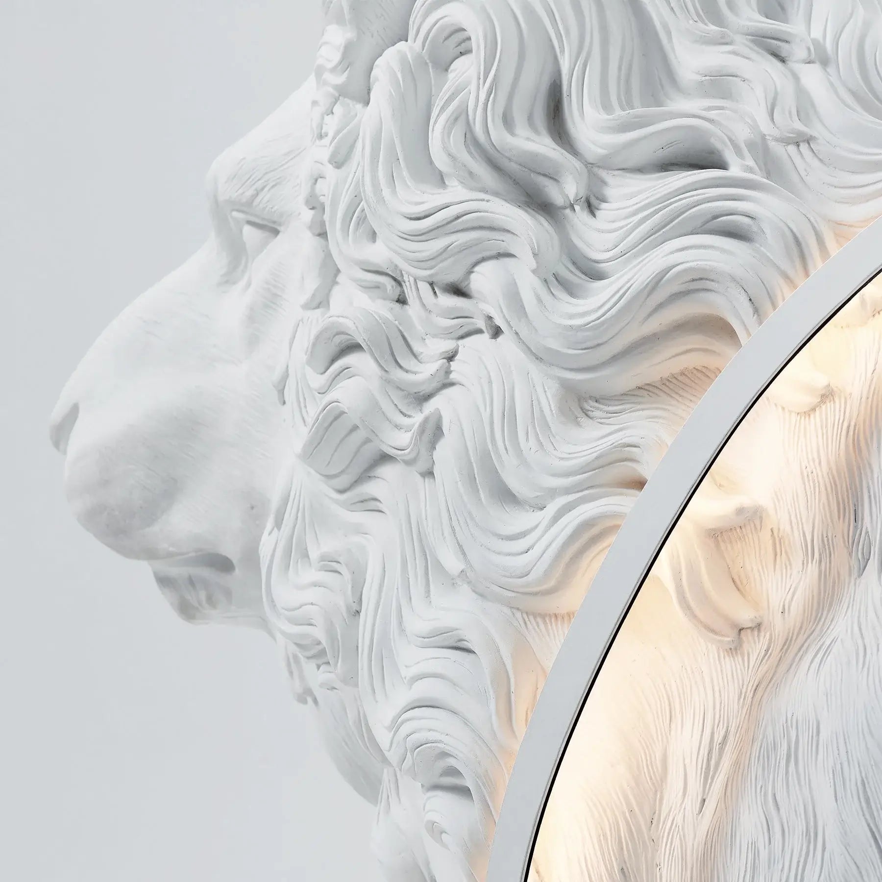 Ivsorila Lion Sculpture Floor Lamp - Blowlighting