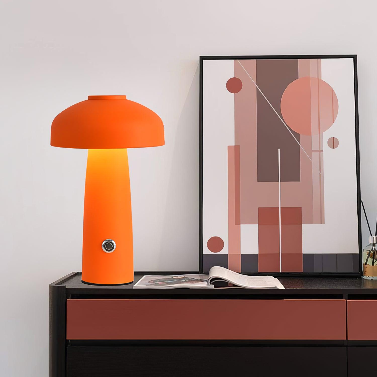 Leon Mushroom Built-in Battery Table Lamp - Blowlighting
